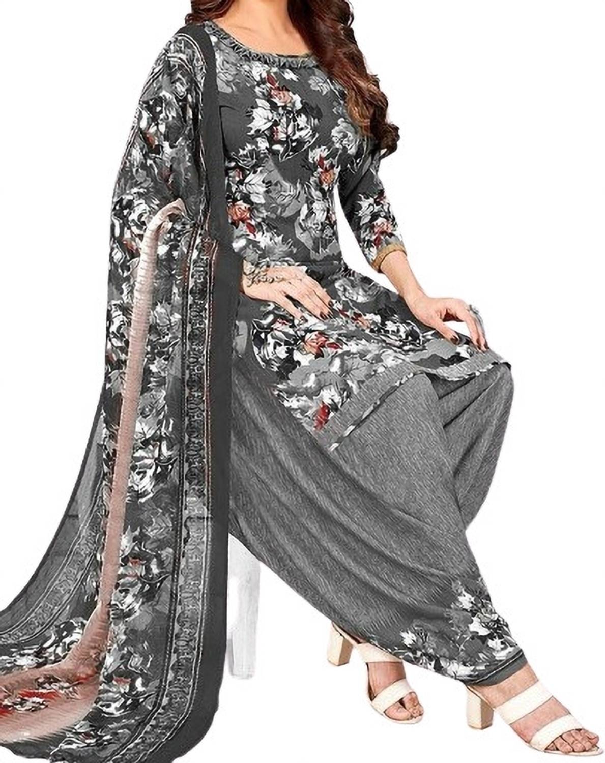 BHUMIKA CREATION Crepe Paisley Salwar Suit Material