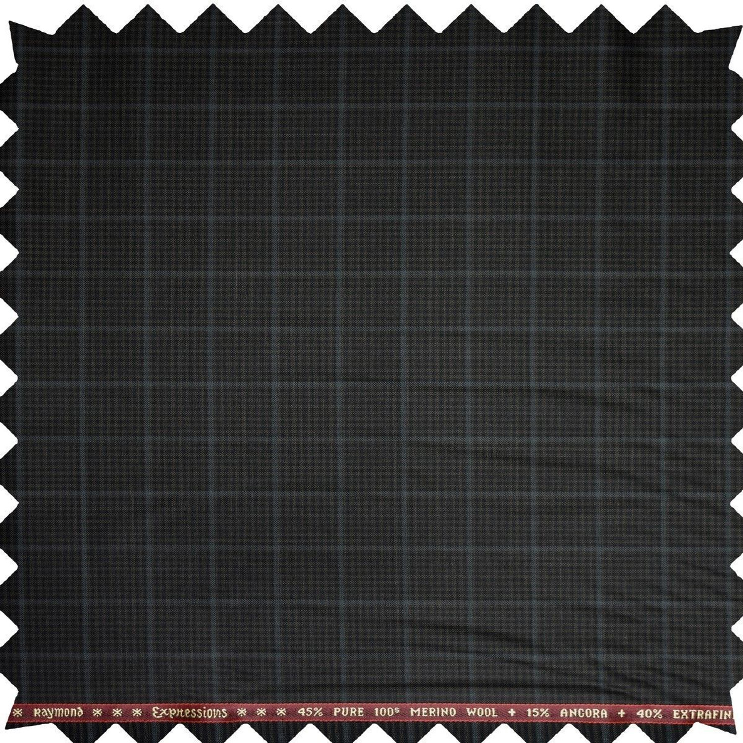 Image of Raymond Wool Checkered Suit Fabric