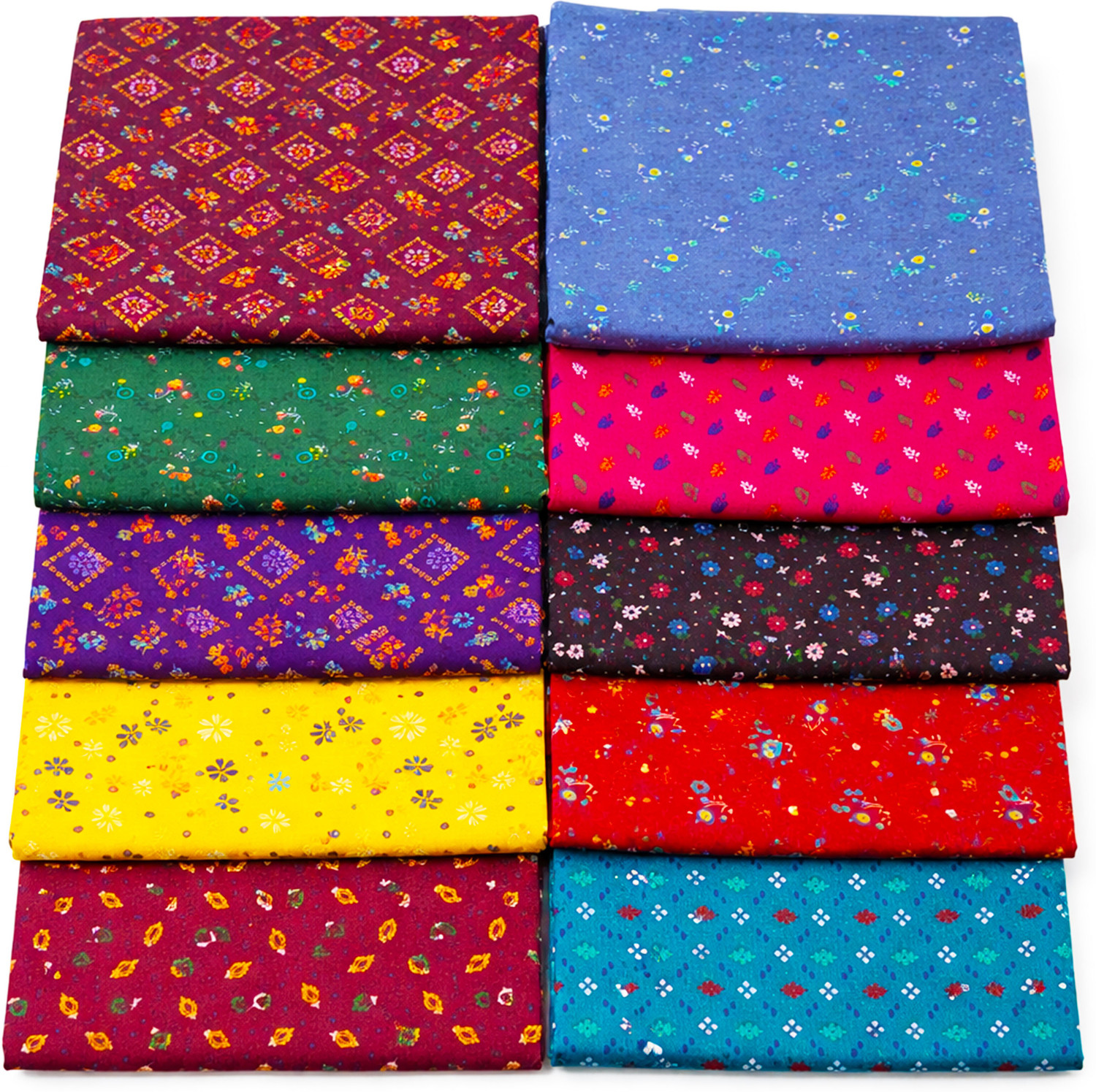 Tivara Cotton Blend Floral Print Blouse Material