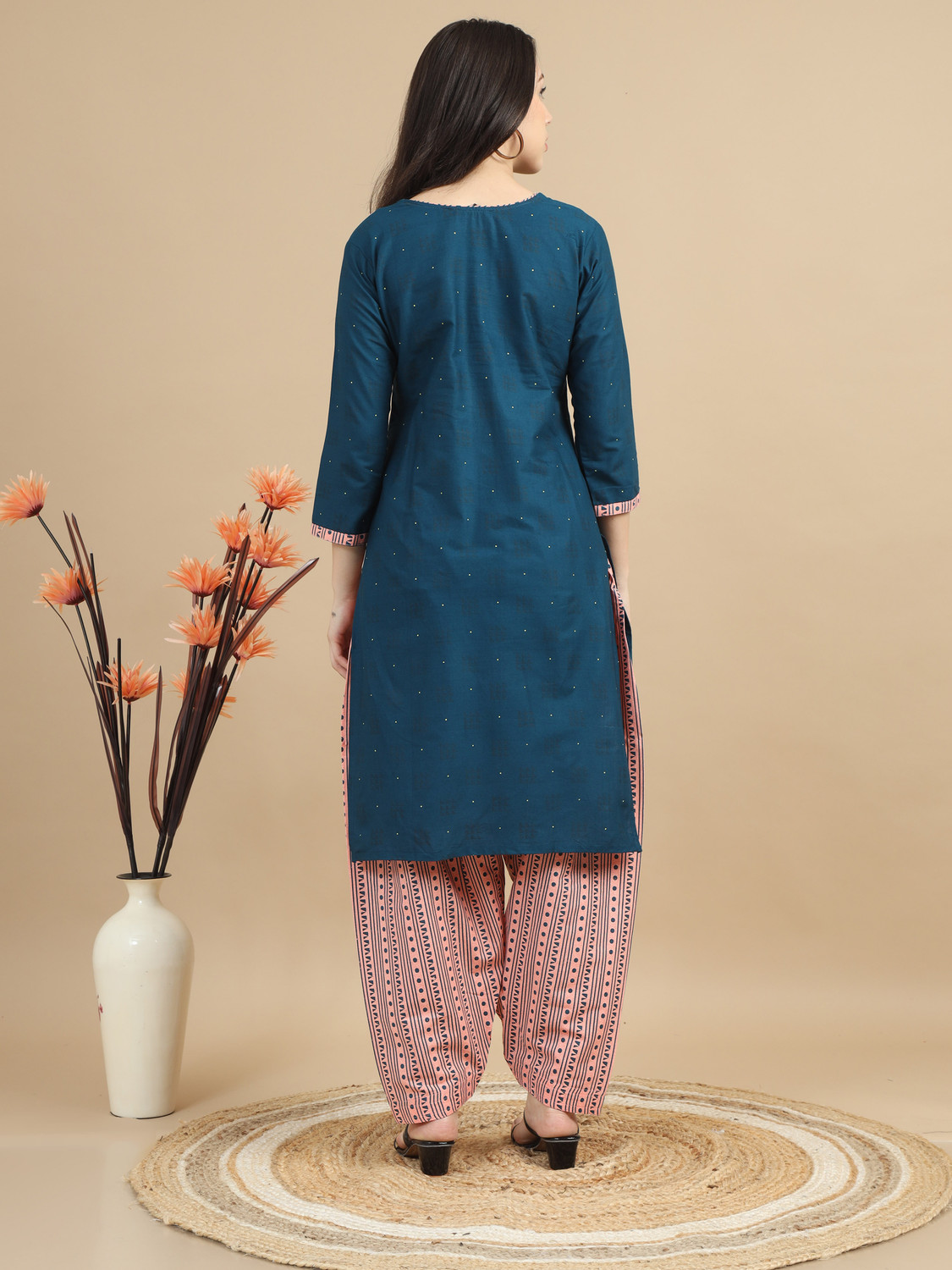 Image of Miraan Printed Kurta, Patiala & Dupatta Set