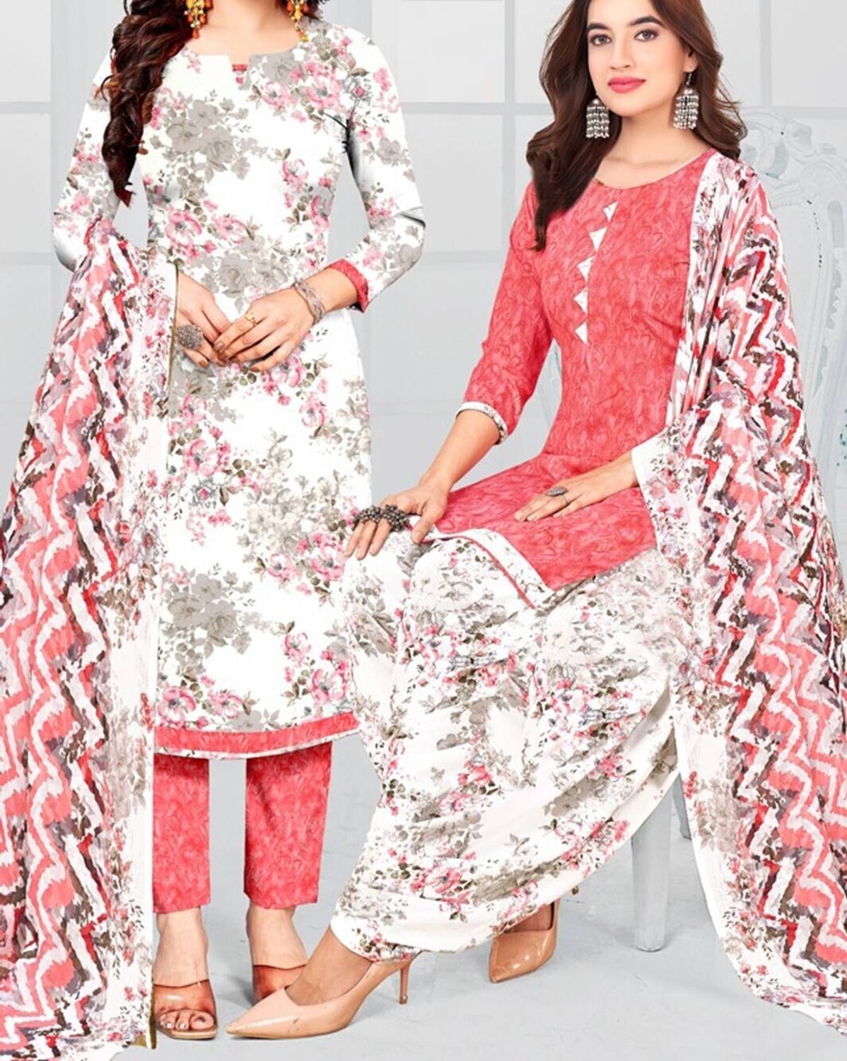 Agastya Crepe Printed Salwar Suit Material