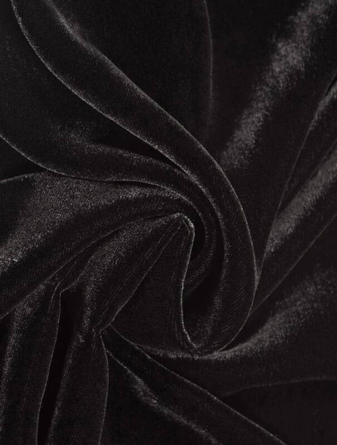 ALINA MODA Velvet Solid Multipurpose Running Fabric