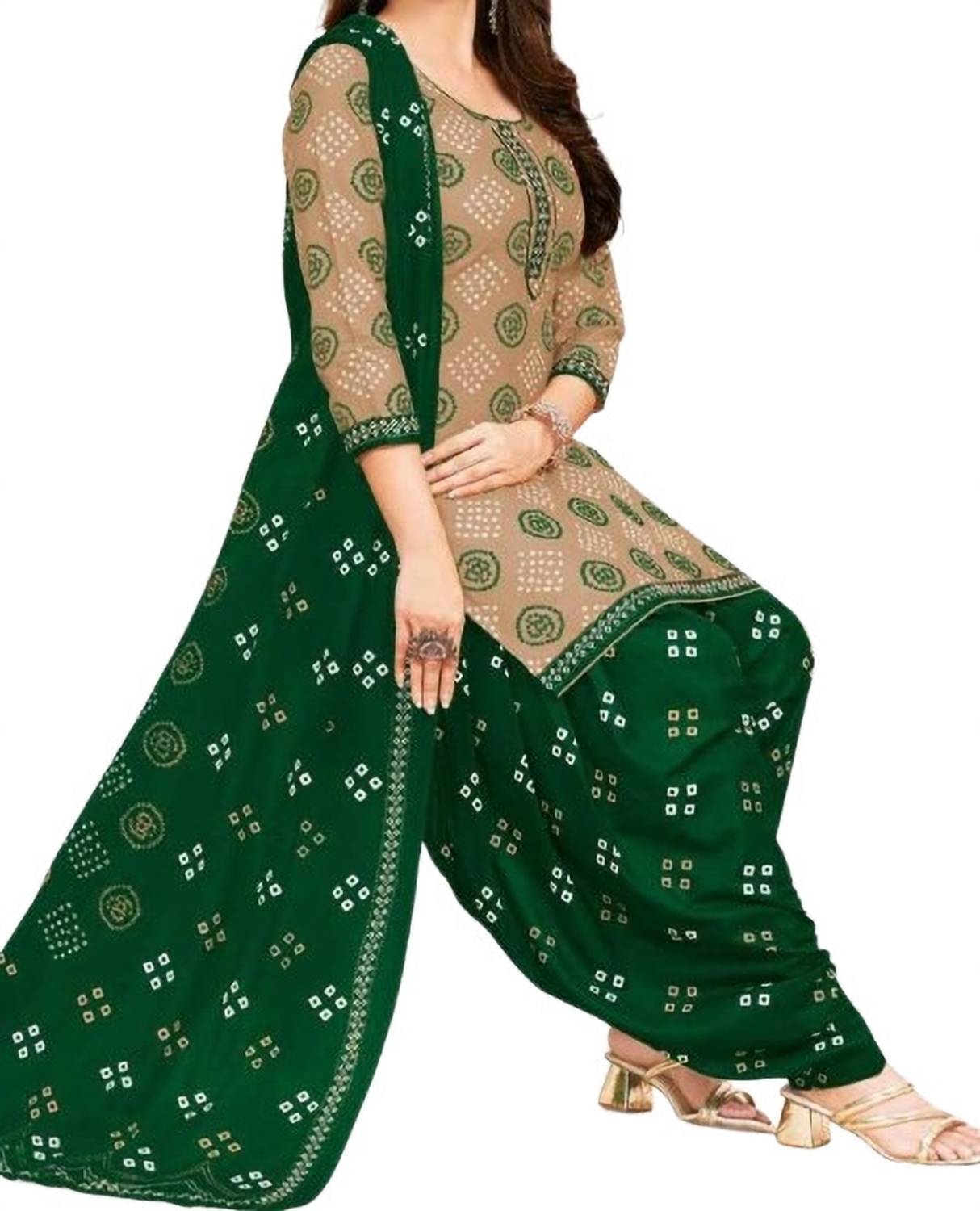 Alexander Crepe Printed Salwar Suit Material