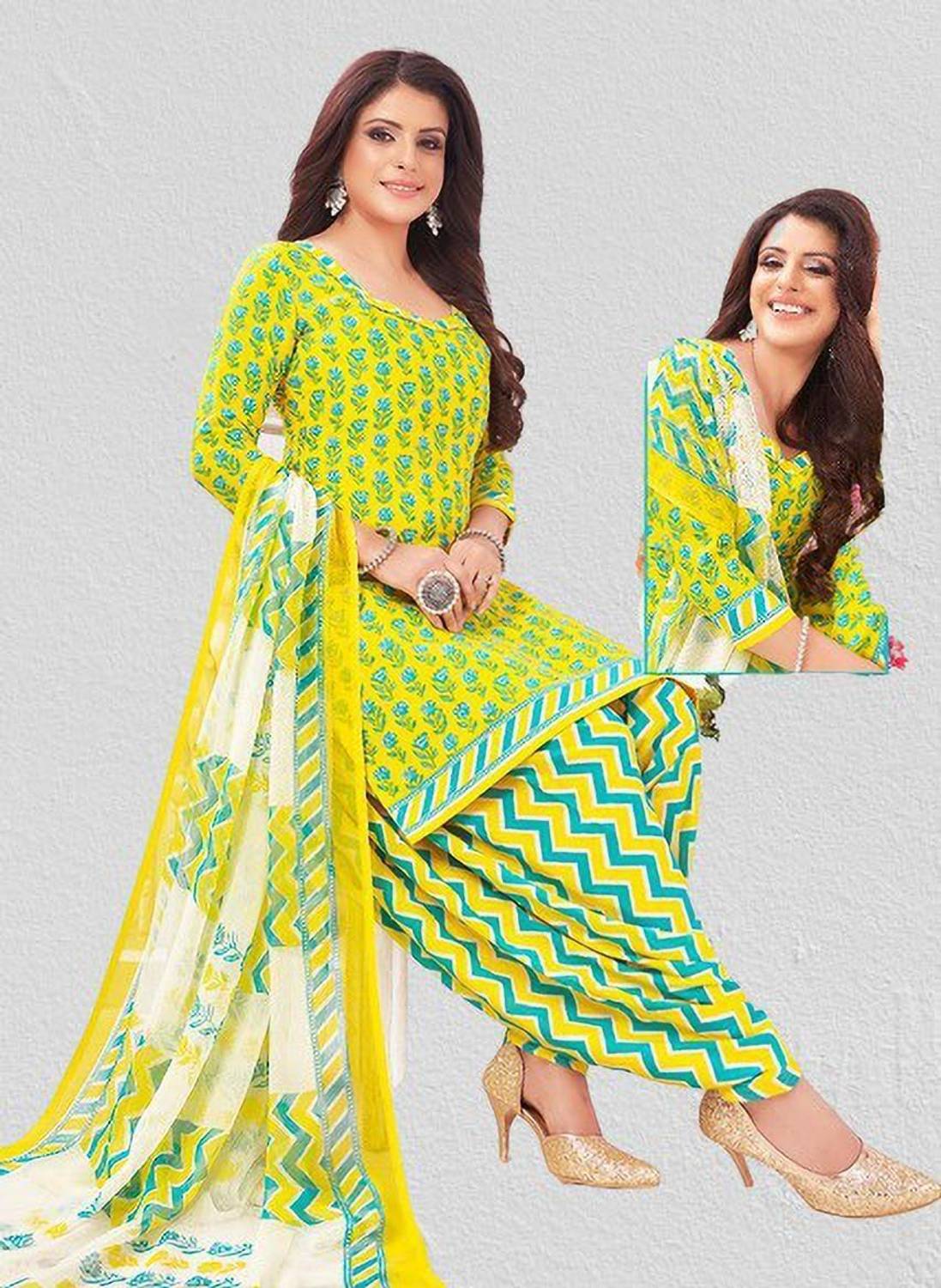 BHUMIKA CREATION Crepe Printed Salwar Suit Material