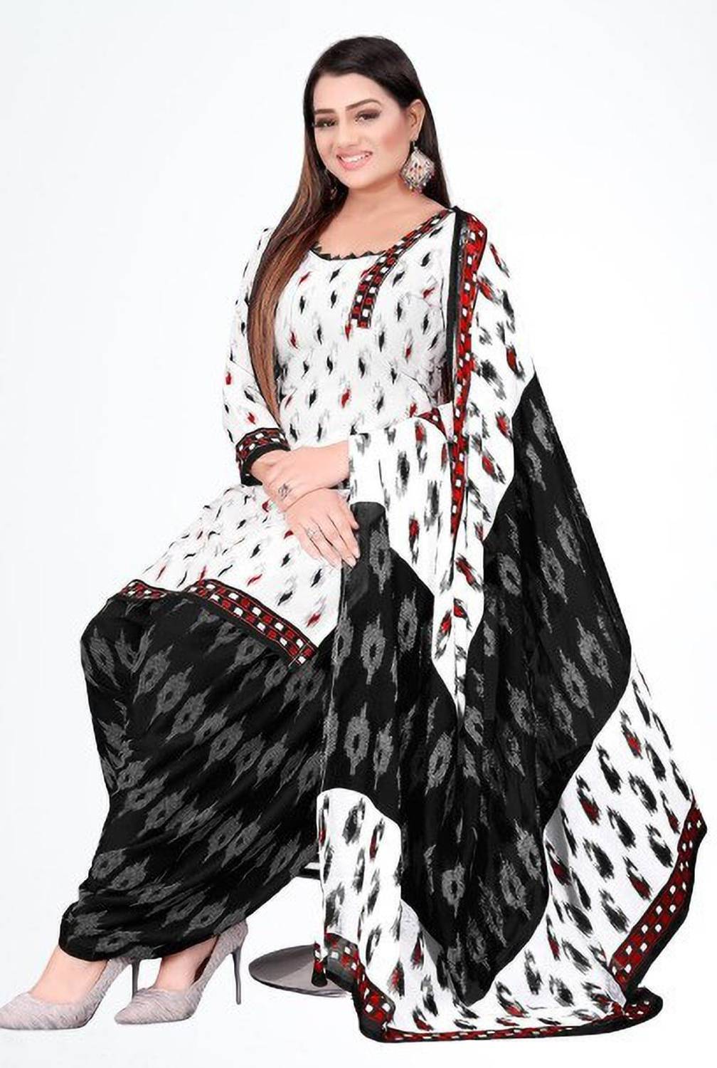 BHUMIKA CREATION Crepe Printed Salwar Suit Material
