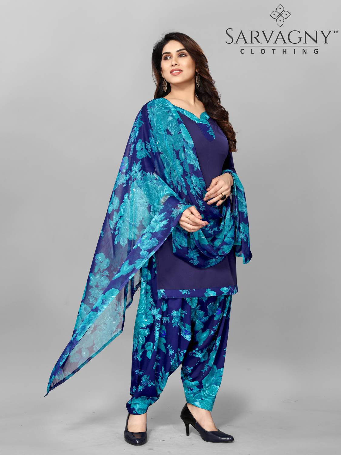 BHUMIKA CREATION Crepe Printed Salwar Suit Material