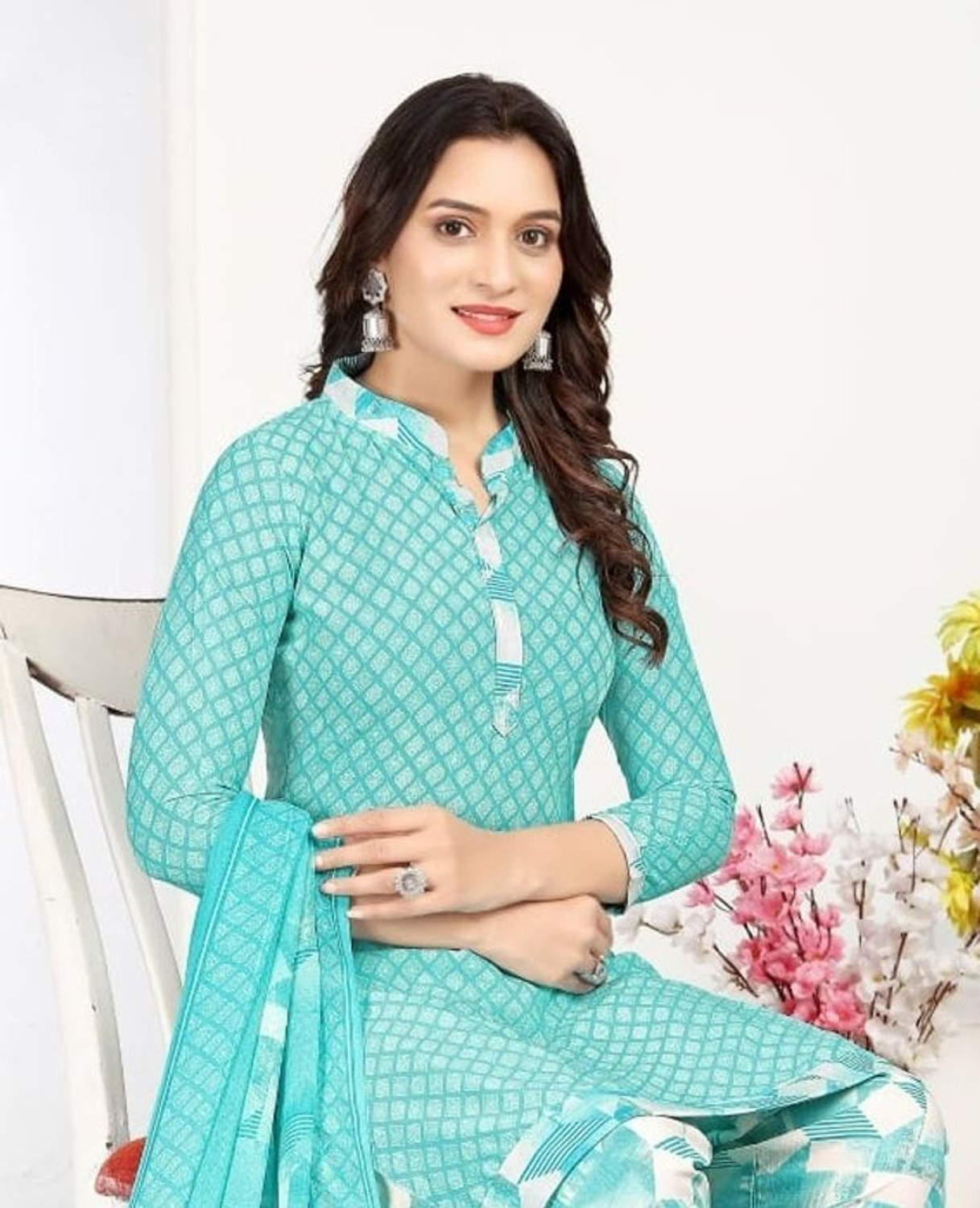 Image of SEWDHAGA Printed Kurta, Salwar & Dupatta Set