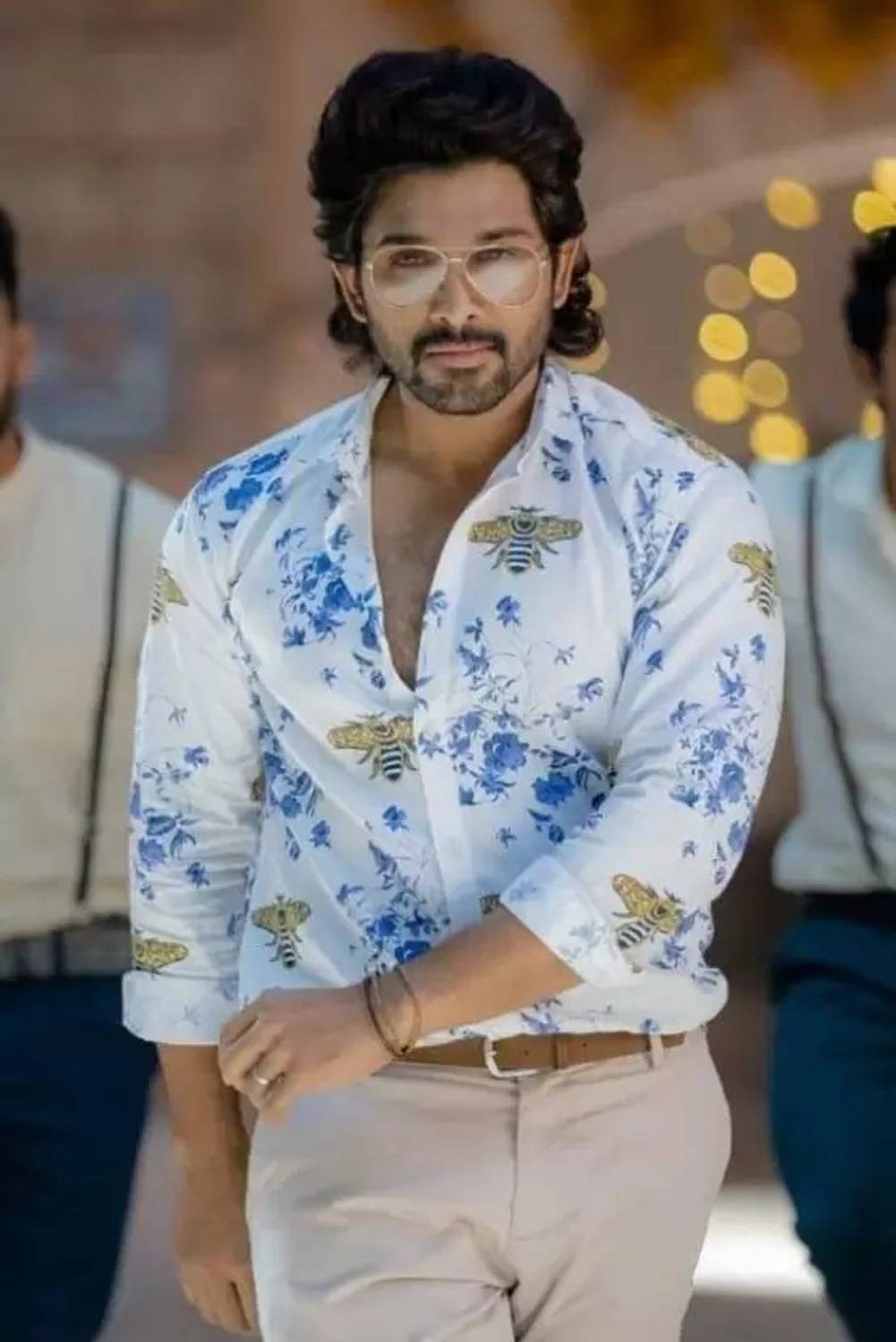 tmक्रिएशन Floral Print Cotton Shirt and Trouser Set