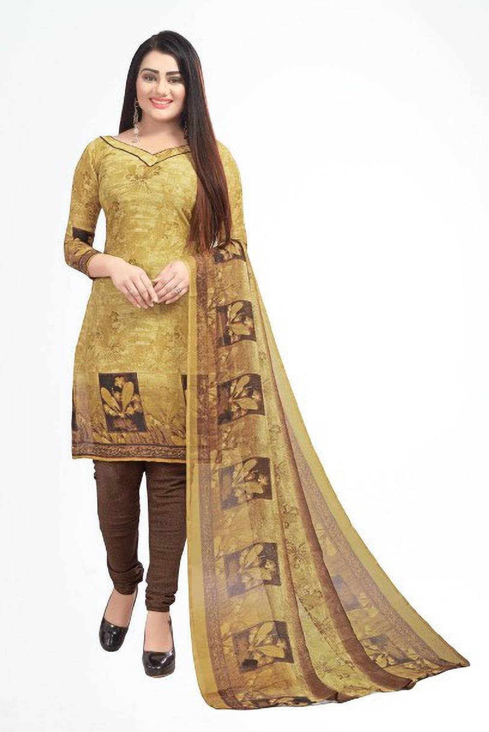 Agastya Crepe Paisley Salwar Suit Material