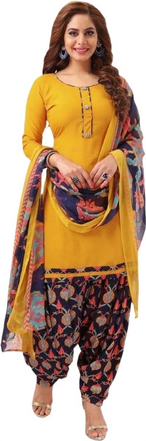 Agastya Crepe Printed Salwar Suit Material