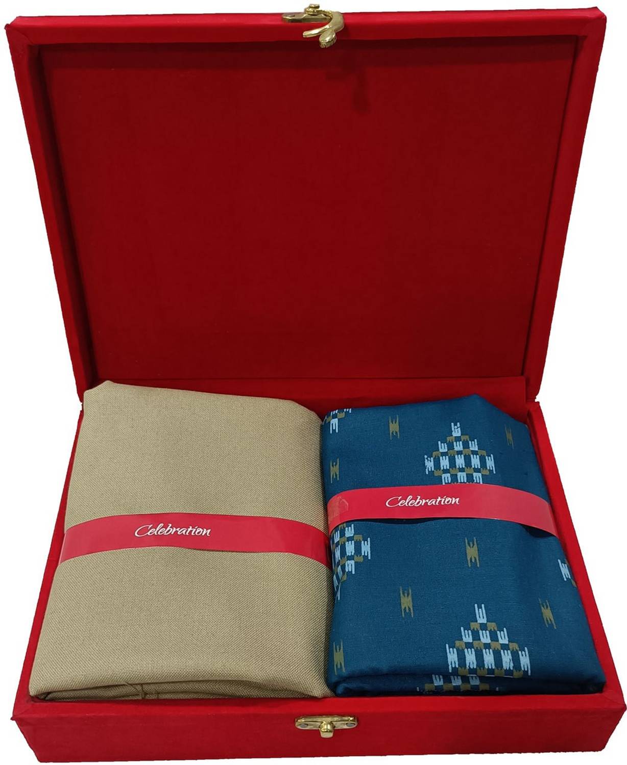 Arvind Polycotton Printed Shirt & Trouser Fabric
