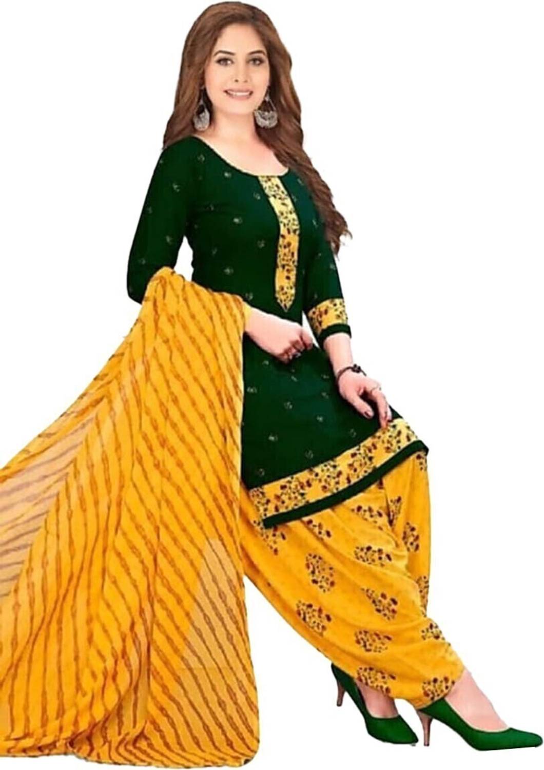 BHUMIKA CREATION Crepe Printed Salwar Suit Material