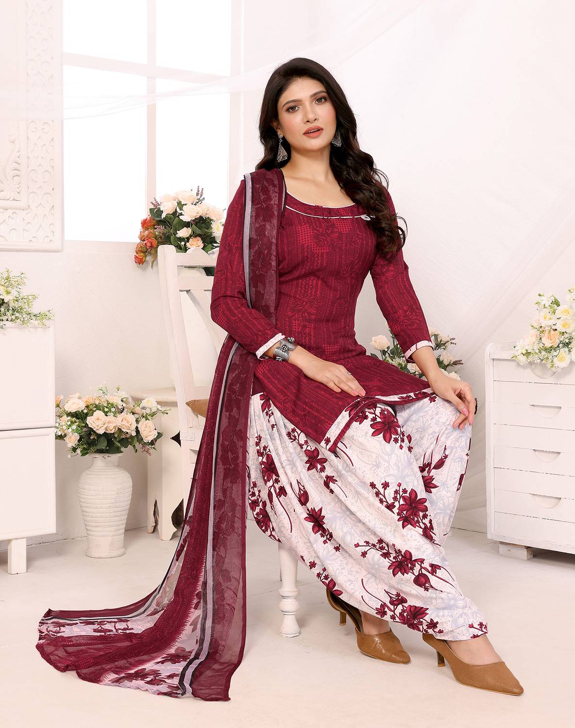 Aditi Fashion Crepe Printed Salwar Suit Material Price in India - Buy Aditi Fashion Crepe Printed Salwar Suit Material online at Flipkart.com