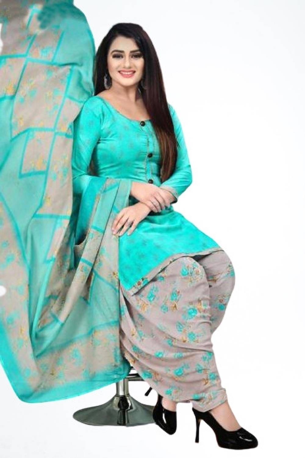 BHUMIKA CREATION Crepe Printed Salwar Suit Material