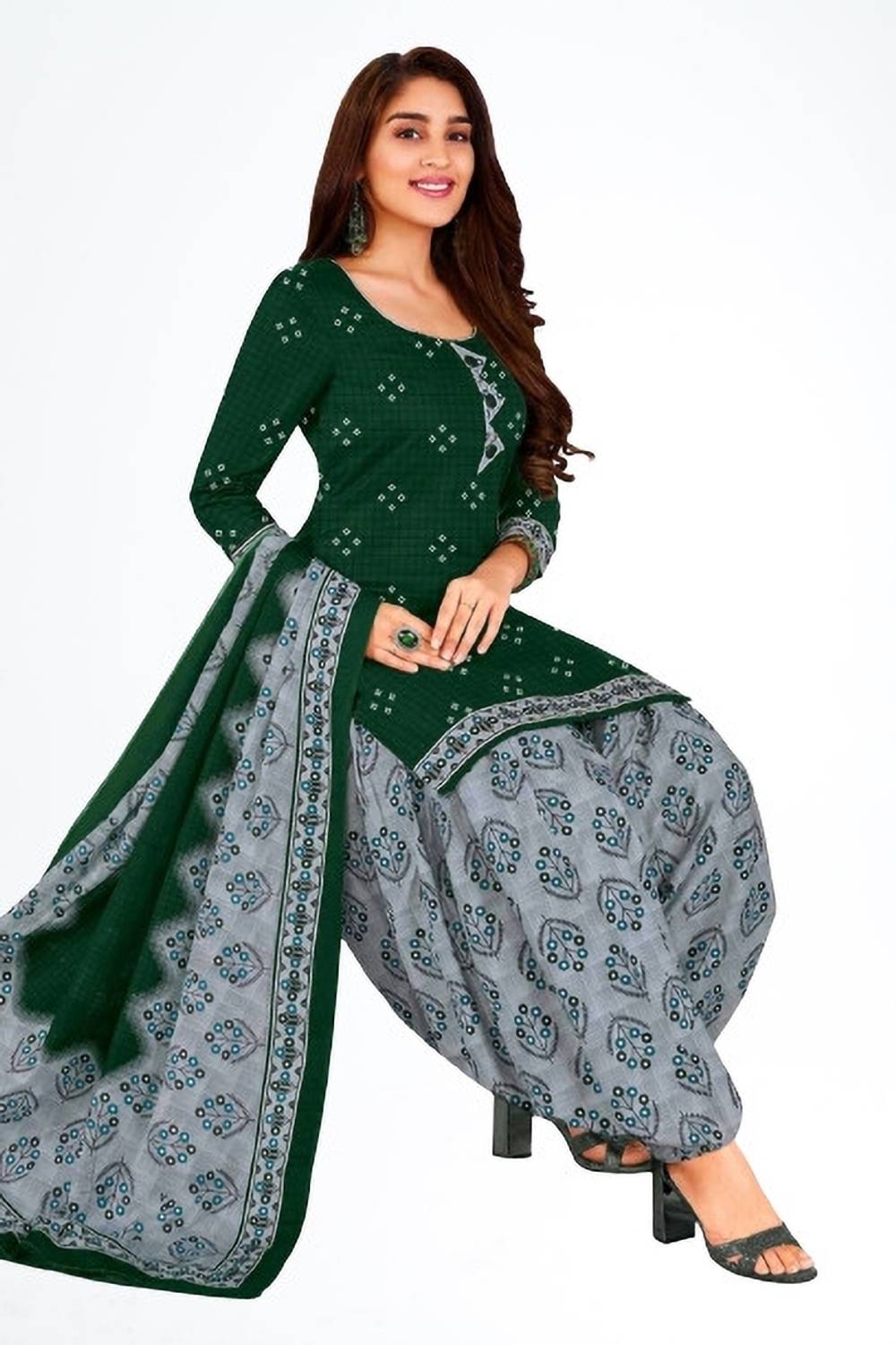 Alexander Crepe Self Design Salwar Suit Material