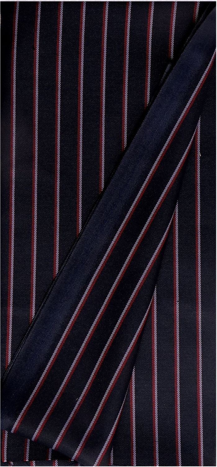 Image of KUNDAN SULZ GWALIOR Unstitched Cotton Blend Blazer Fabric Striped