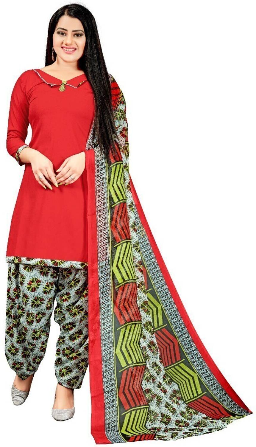 BHUMIKA CREATION Crepe Printed Salwar Suit Material