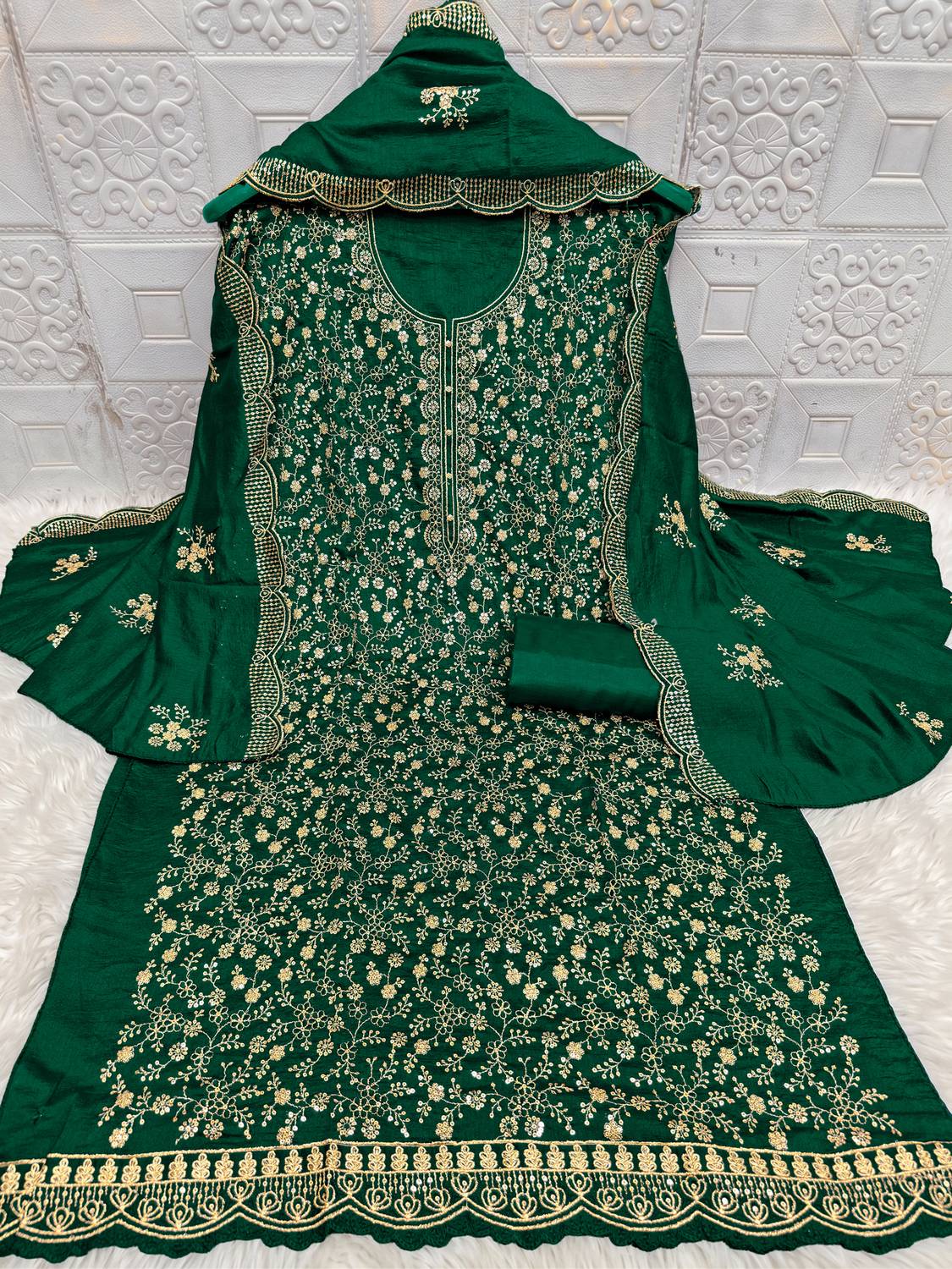 BHURAKHIYA Cotton Silk Embroidered Salwar Suit - Image 2