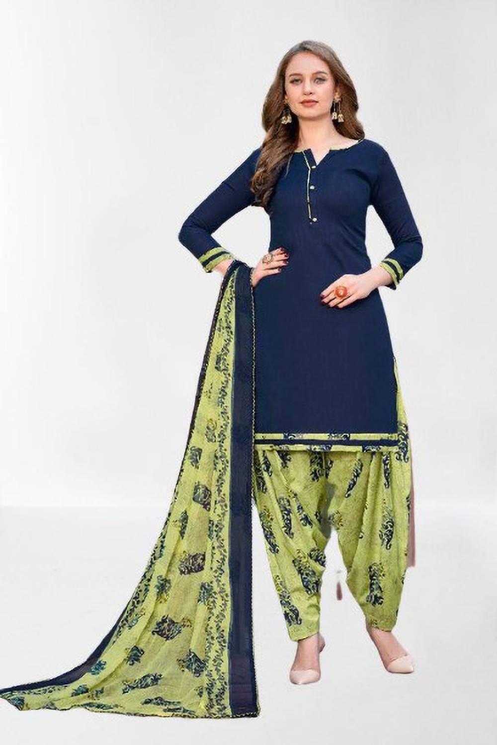 BHUMIKA CREATION Crepe Paisley Salwar Suit Material