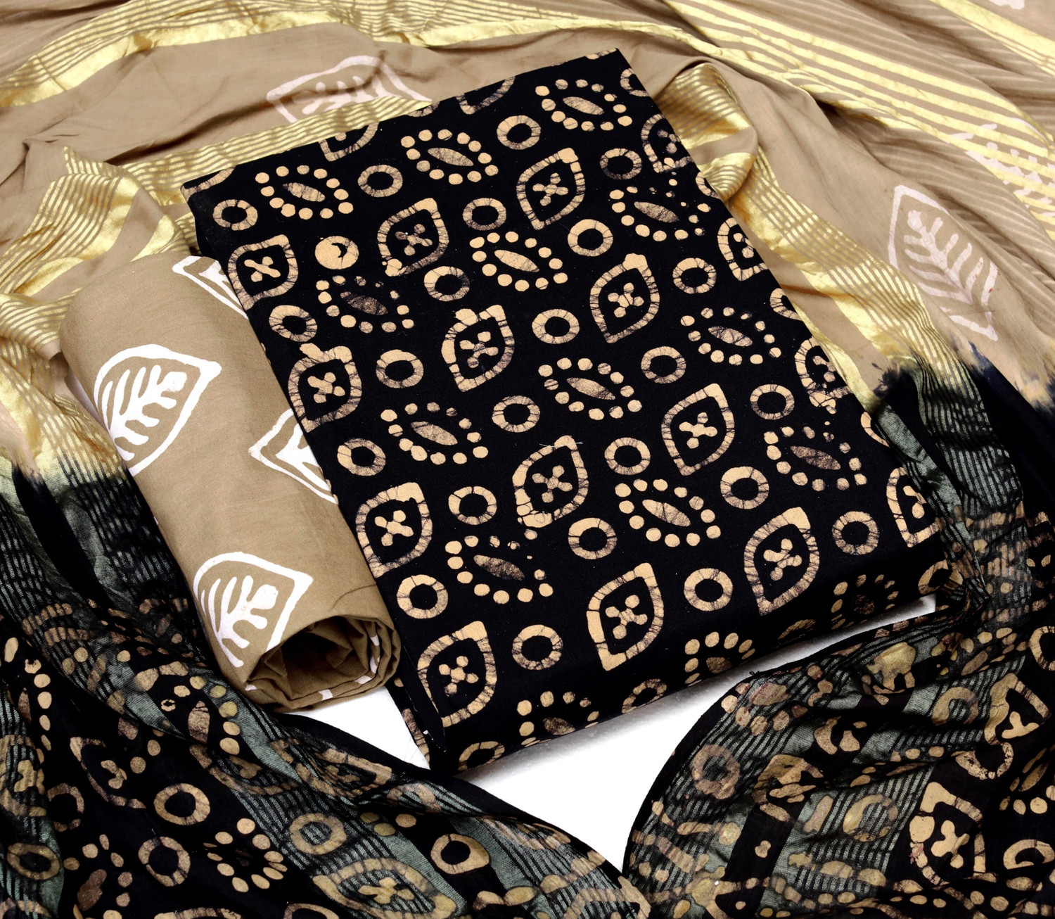 FABZOID Pure Cotton Printed Salwar Suit Material