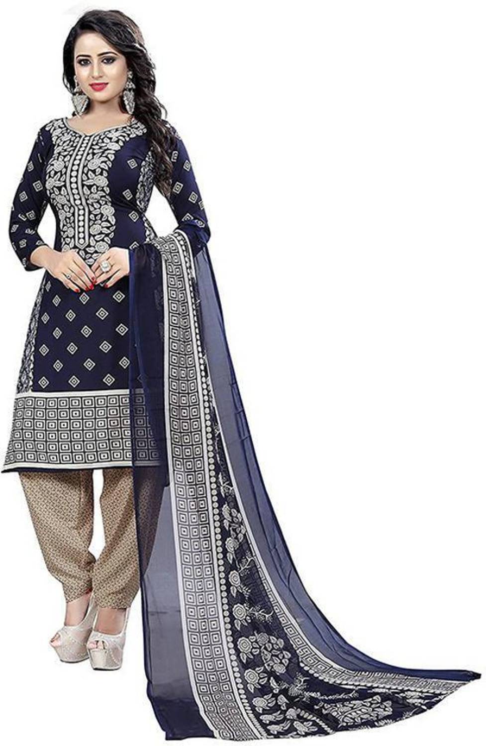 Alexander Crepe Printed Salwar Suit Material