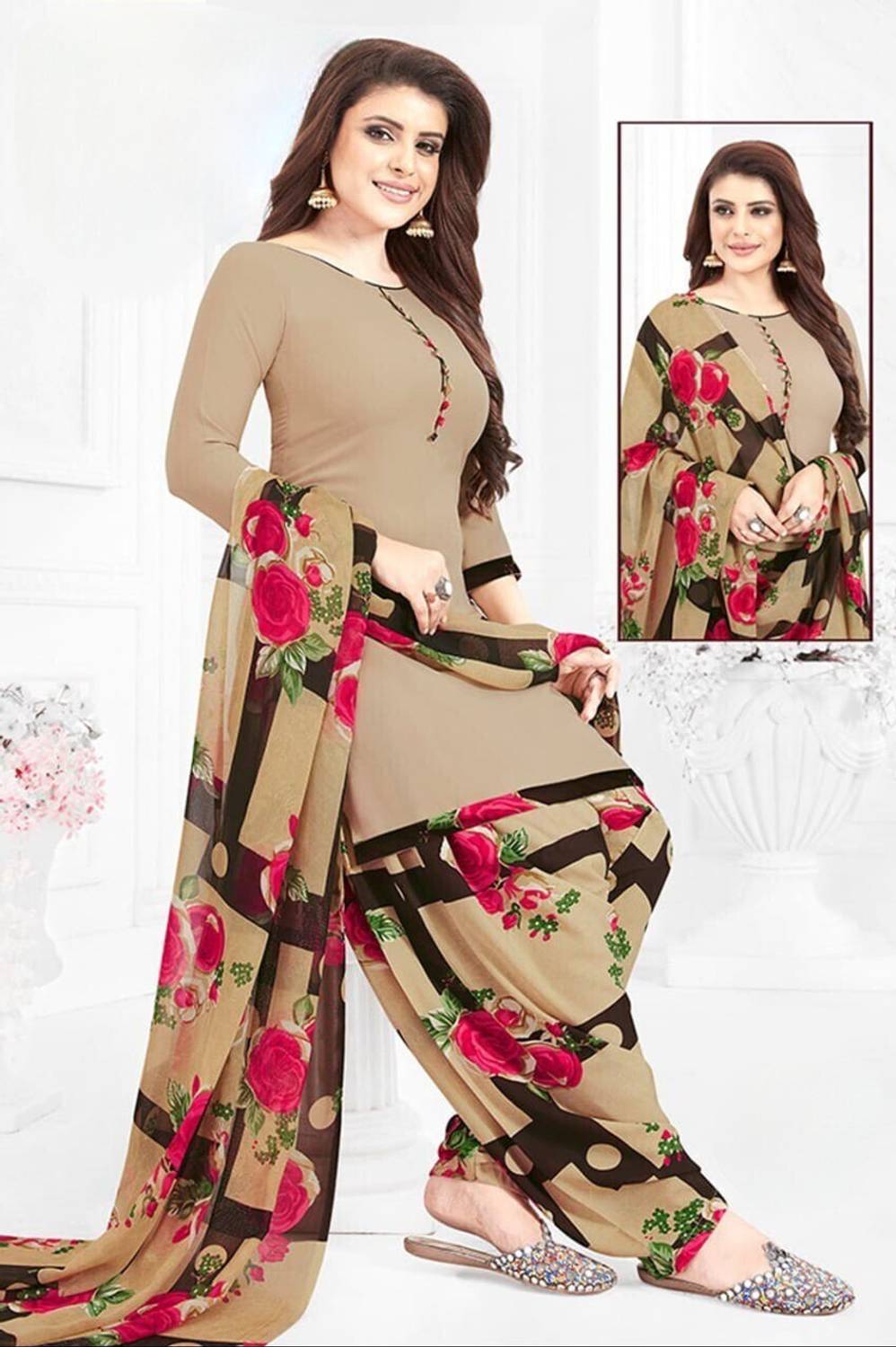 BHUMIKA CREATION Crepe Paisley Salwar Suit Material