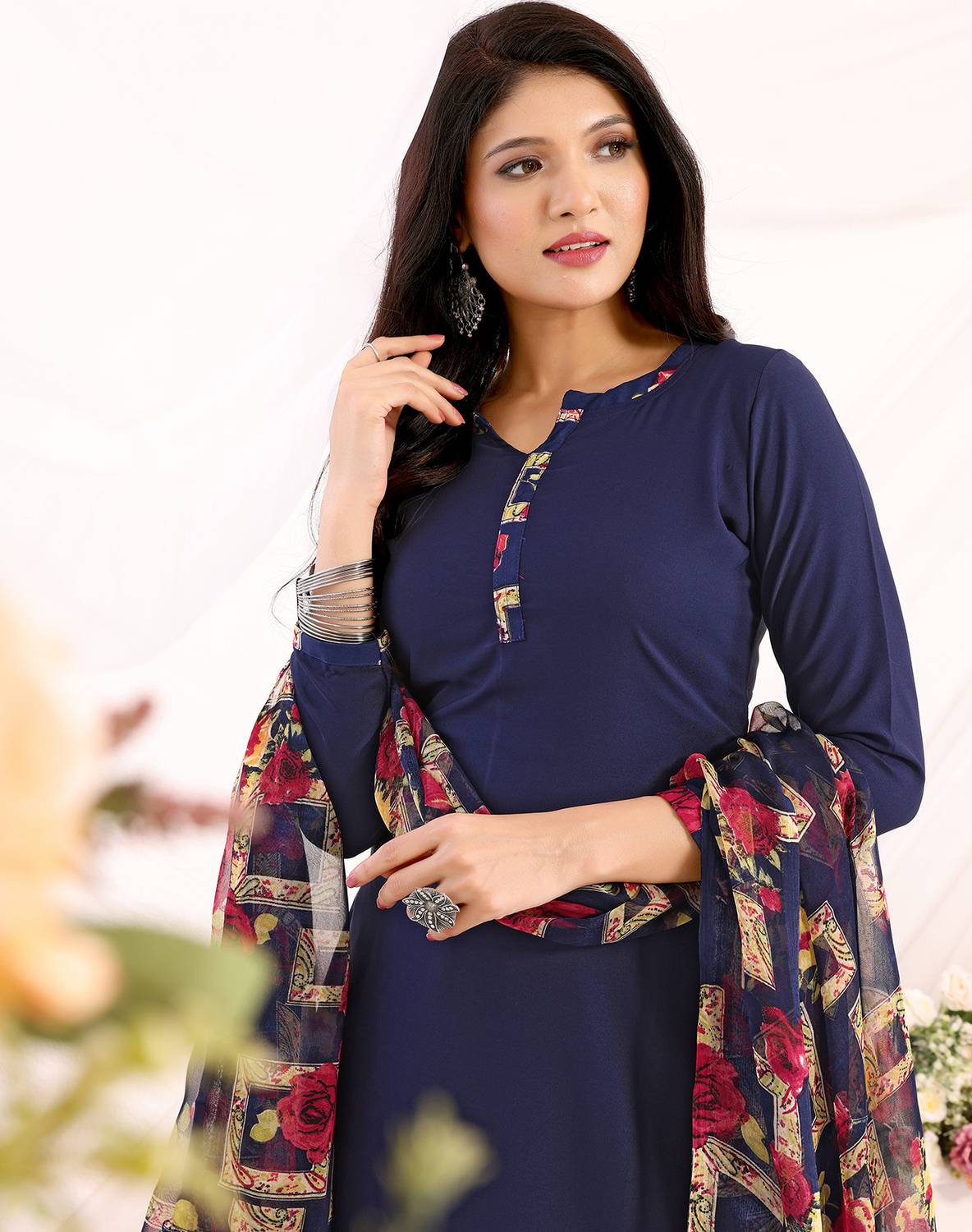 Aditi Fashion Crepe Printed Salwar Suit Material Price in India - Buy Aditi Fashion Crepe Printed Salwar Suit Material online at Flipkart.com