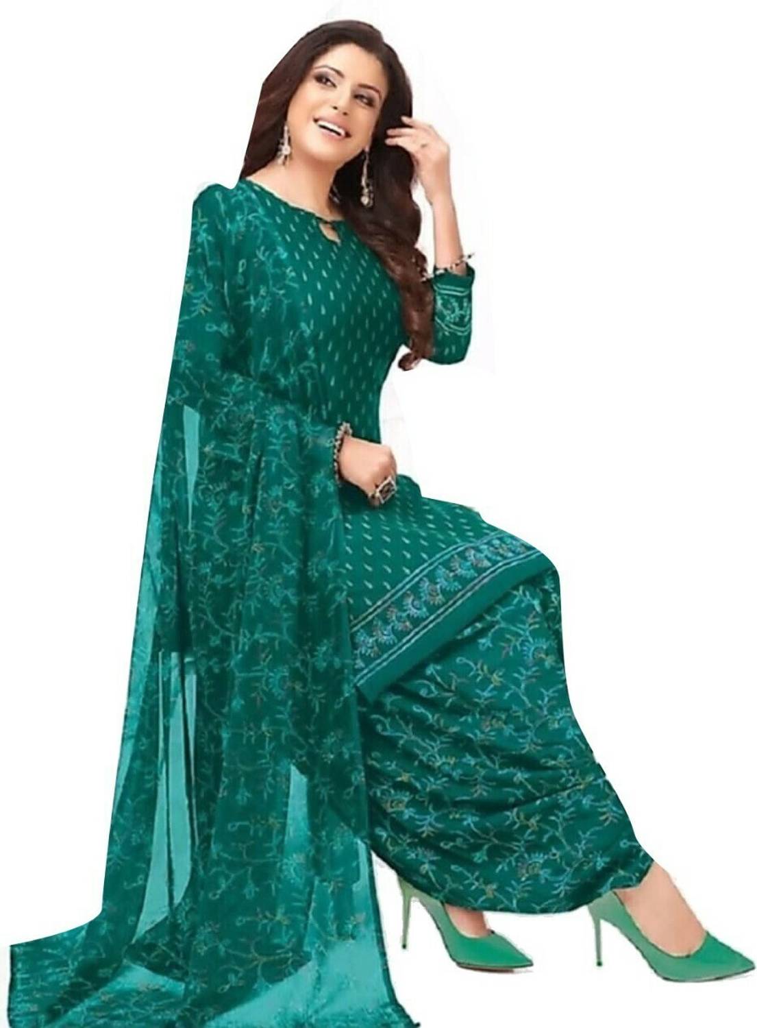 Caoimhe Crepe Printed Salwar Suit Material