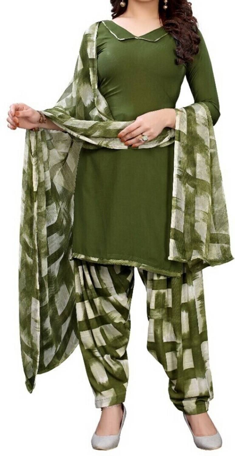 BHUMIKA CREATION Crepe Printed Salwar Suit Material