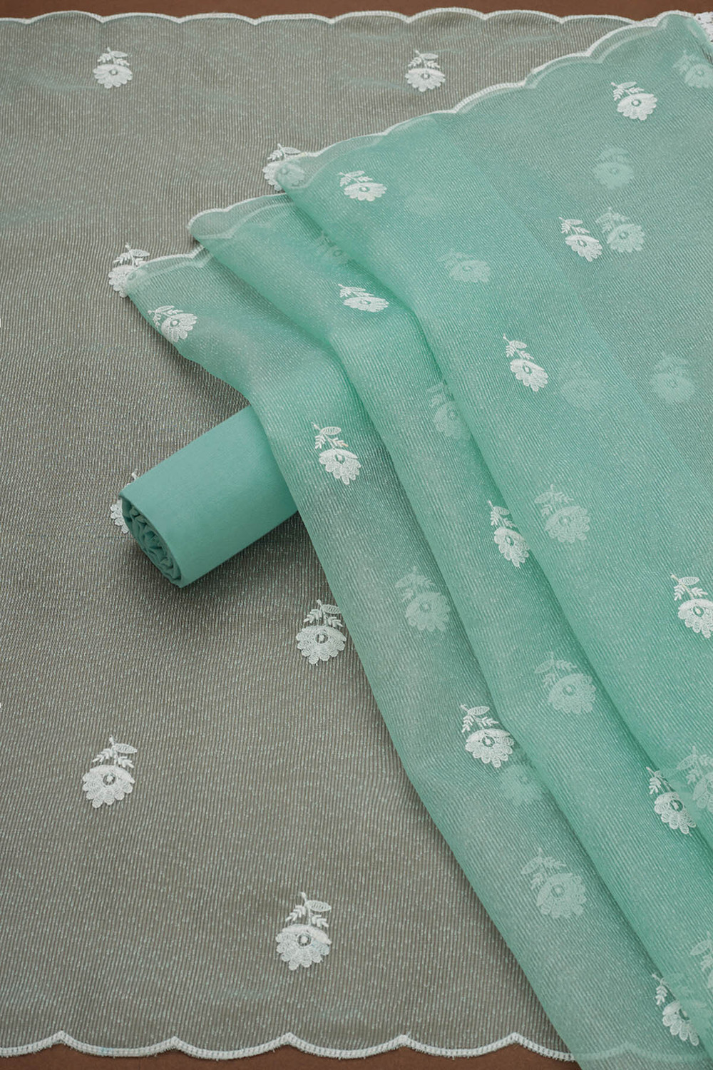 Image of soch Cotton Blend Embroidered Salwar Suit Material