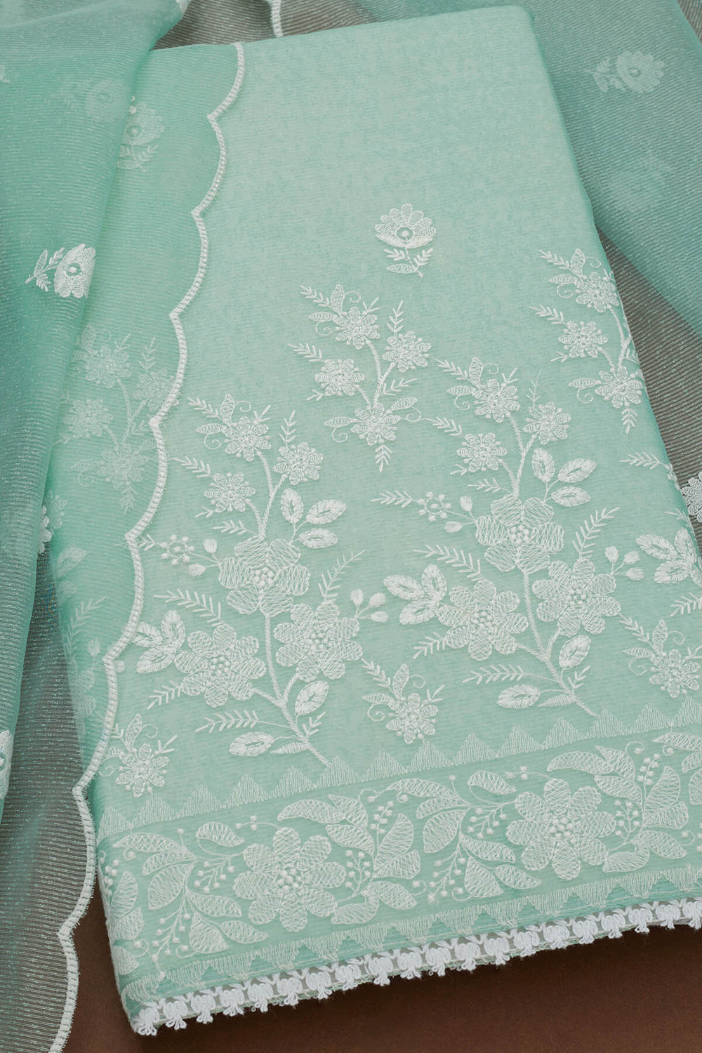 Image of soch Cotton Blend Embroidered Salwar Suit Material