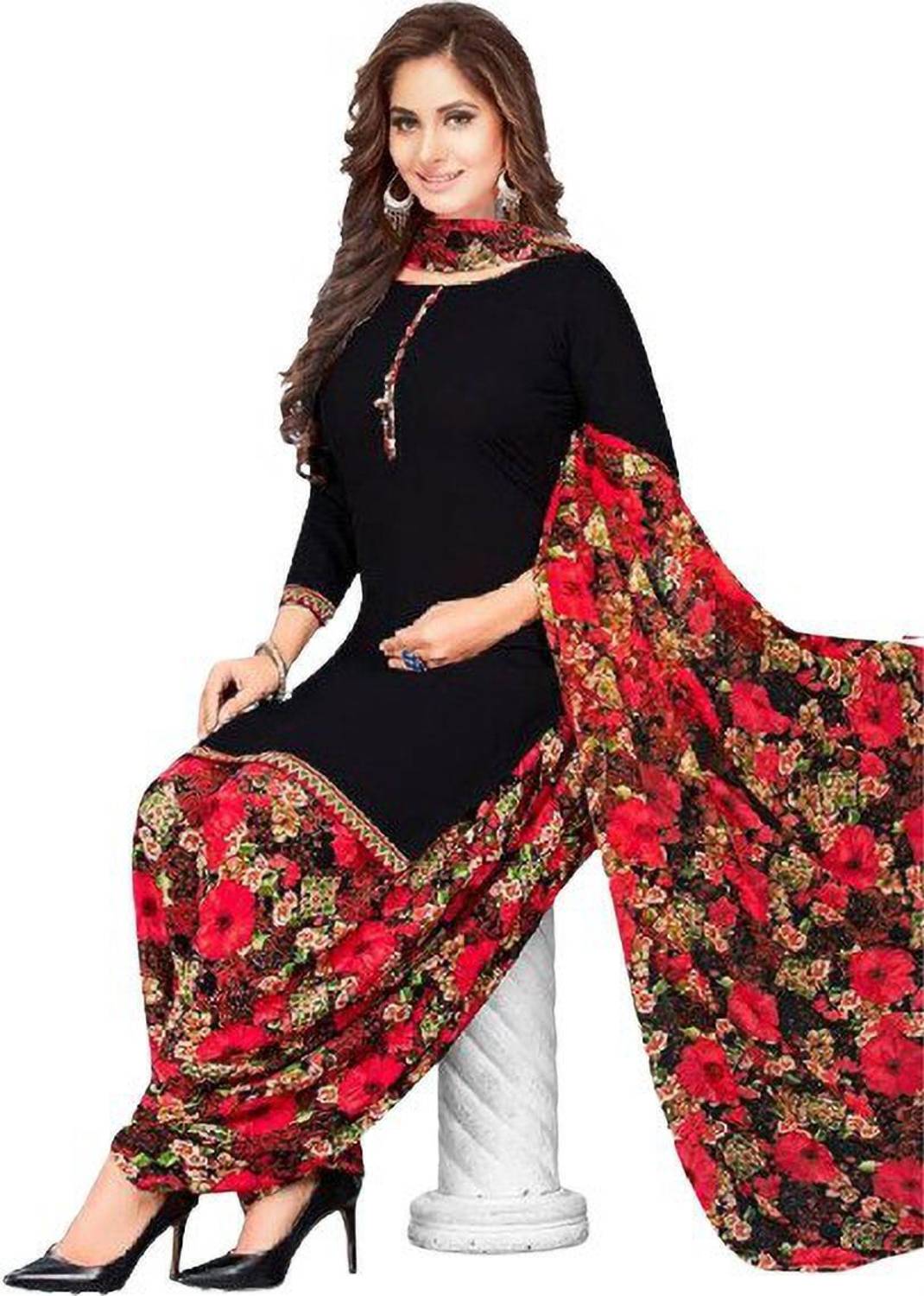 Agastya Crepe Paisley Salwar Suit Material