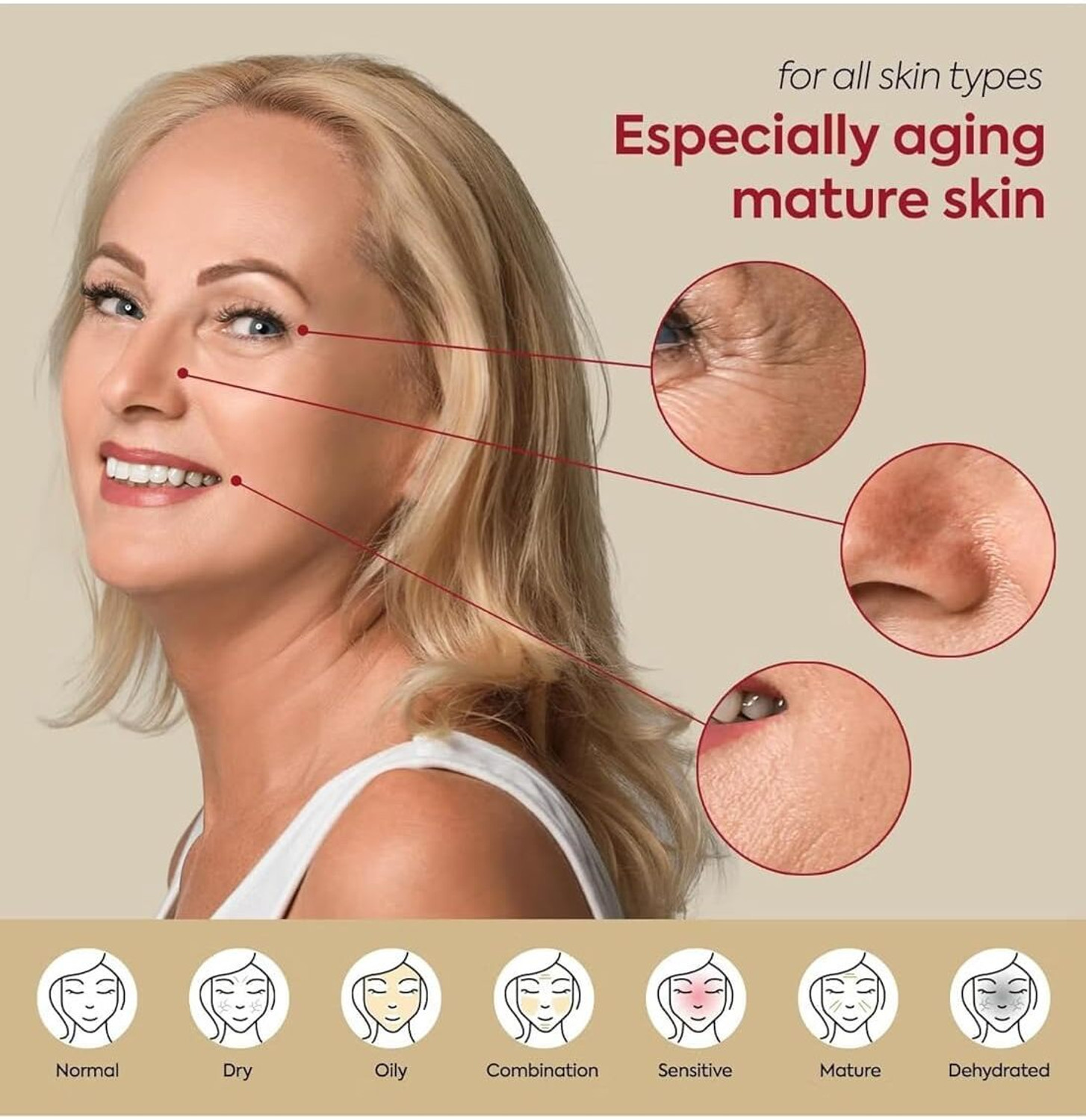 Image of Ovelin Night Repair Retinol Eye Cream for Fine Lines (50.5 ml)
