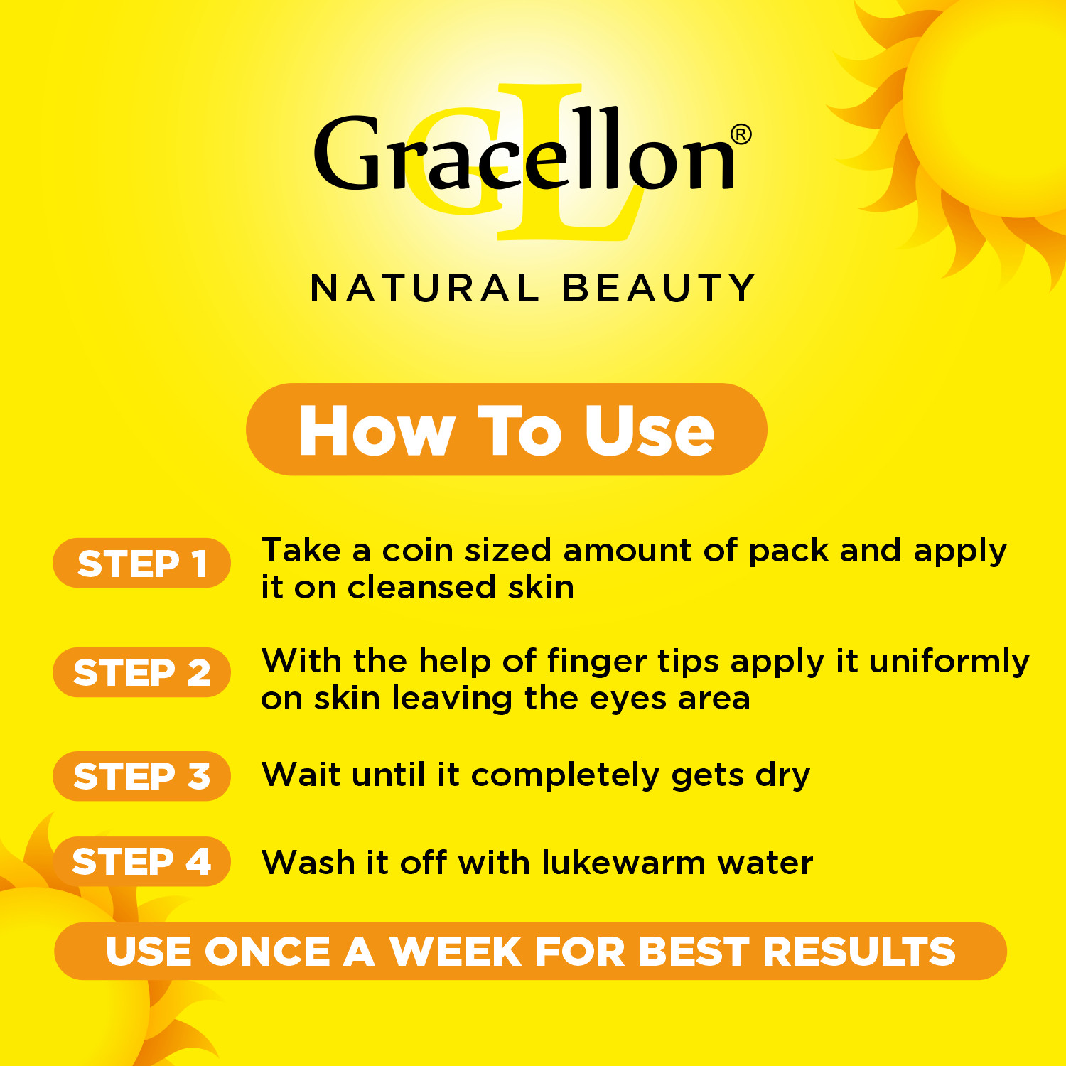 Image of Gracellon De-Tan Face and Body Massage Pack | Reduces Dark Spots | Reduces Sun Tan (400 ml)