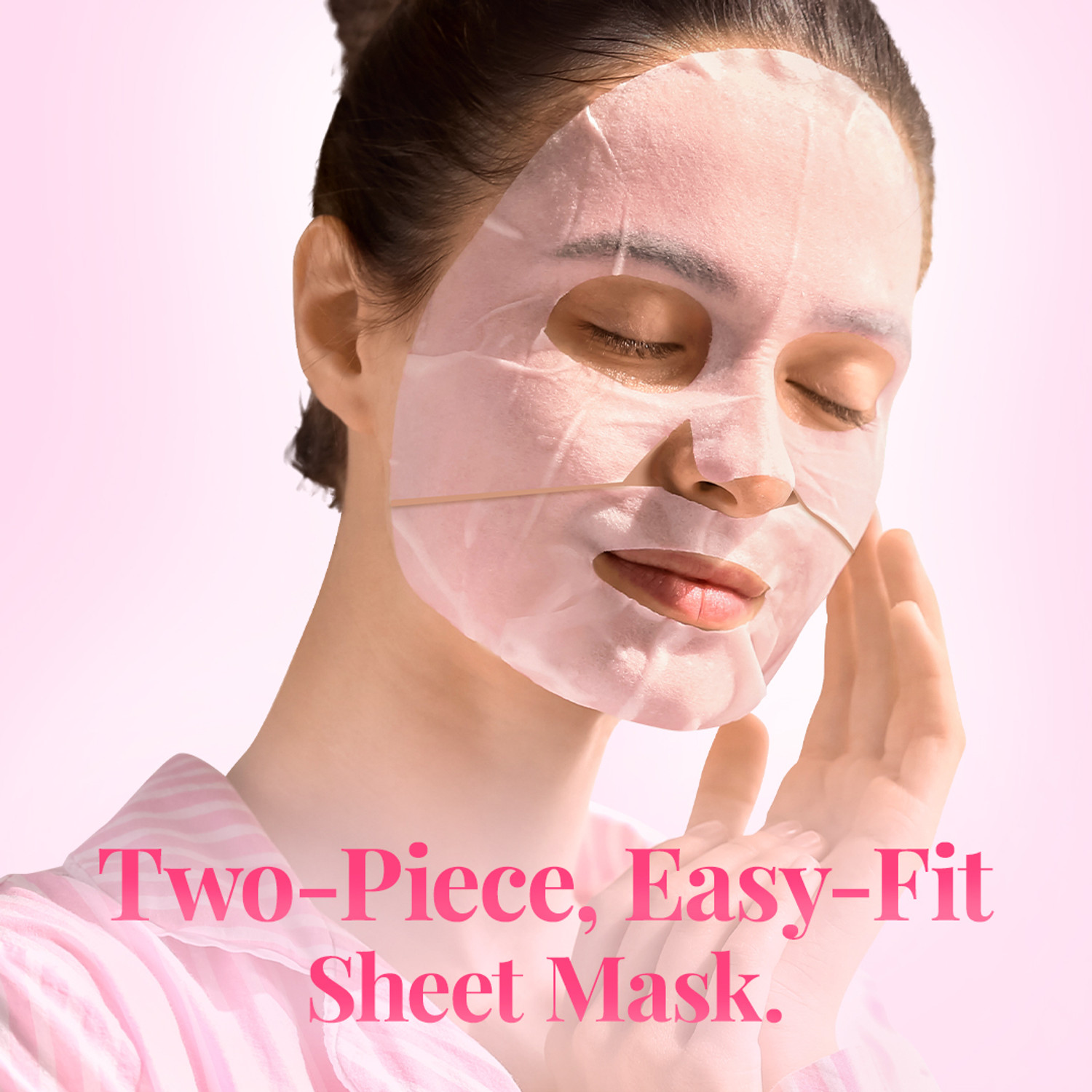 Image of Everyuth Naturals Anti Pollution Pink Clay & Charcoal Sheet Mask