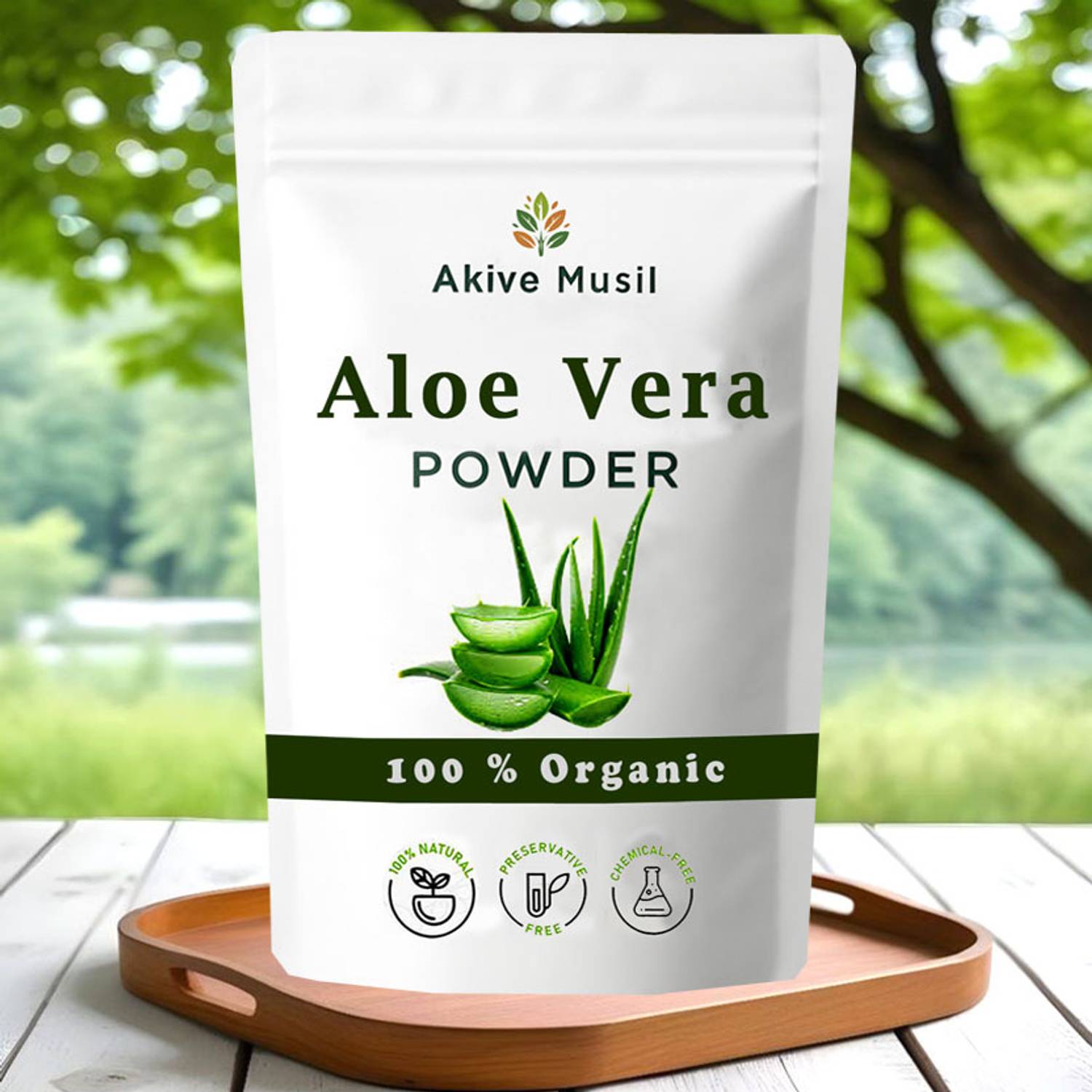 Aktivemusli AloeVera Leaf Powder 100% Pure, Herbal, Bio-Organic, With No Added Chemical