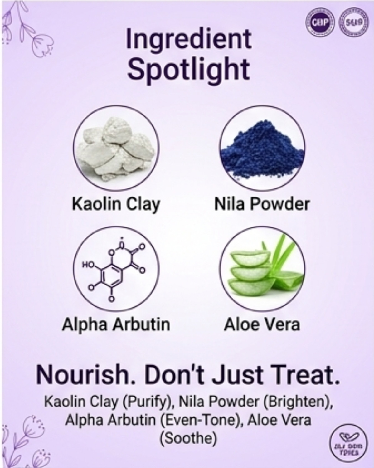 Image of OUTSUP Original Moroccan Blue Nila Powder Peel Of Mask | Brightening Skin Care (30 g)