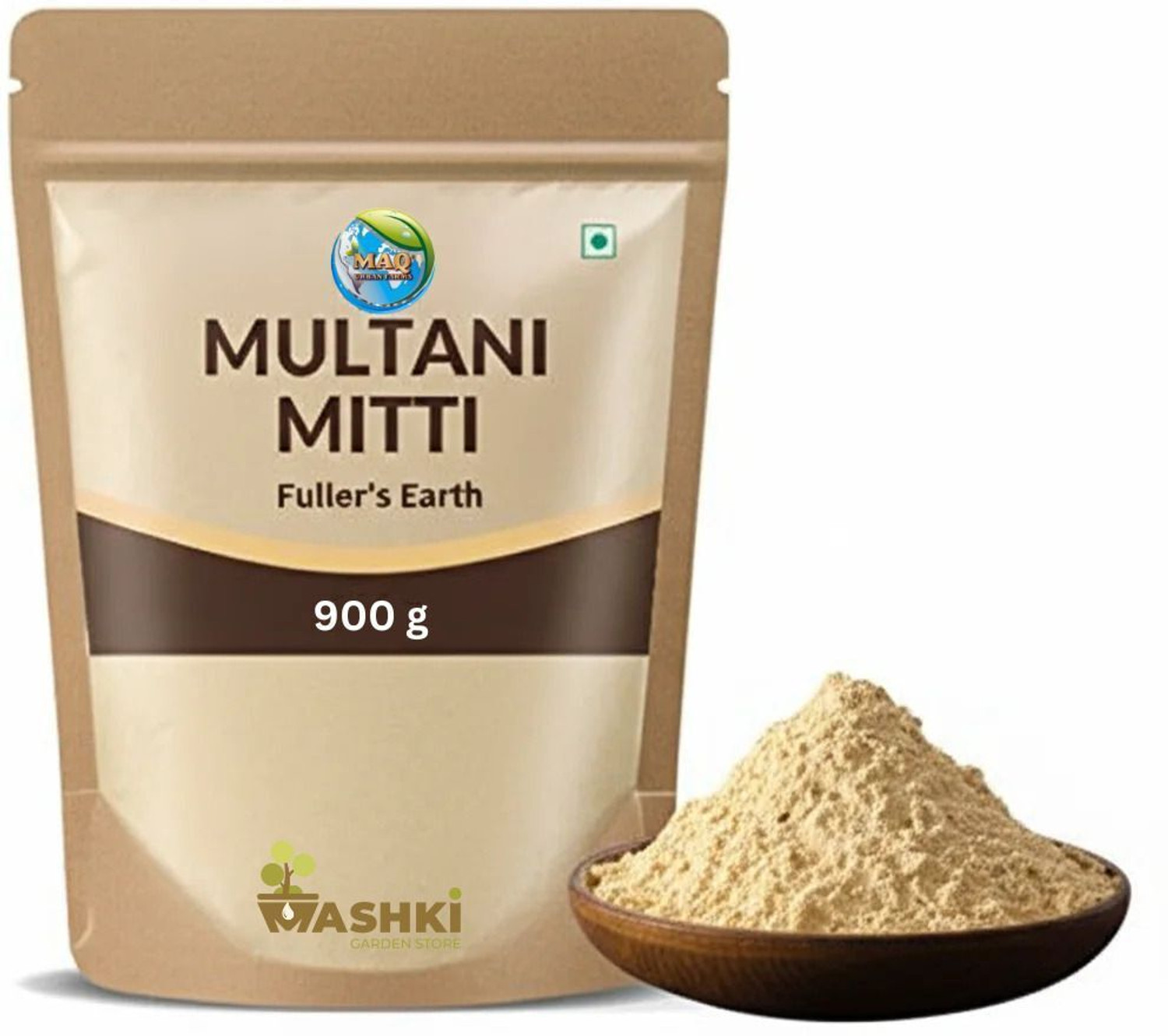 Image of MASHKI Multani Mitti 900 grams For Glowing Skin and Hair