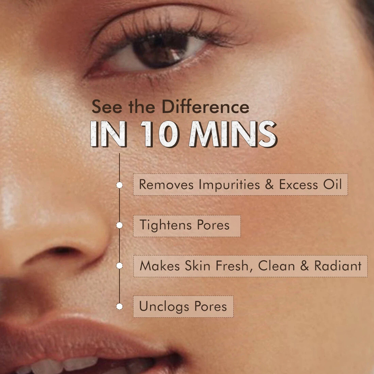Image of mCaffeine Pore Cleanse Coffee Cookie Detan Face Mask | 9% AHA BHA, 3% Charcoal Face Pack