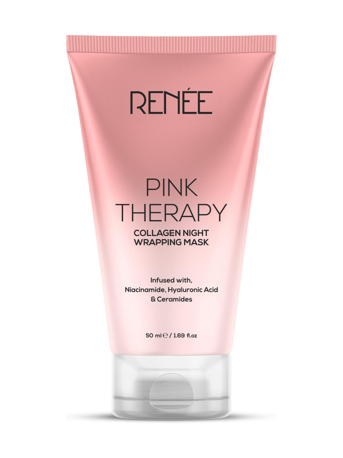 Image of Renee Pink Therapy Collagen Night Wrapping Face Mask, Hydrates, Repairs Improves Skin