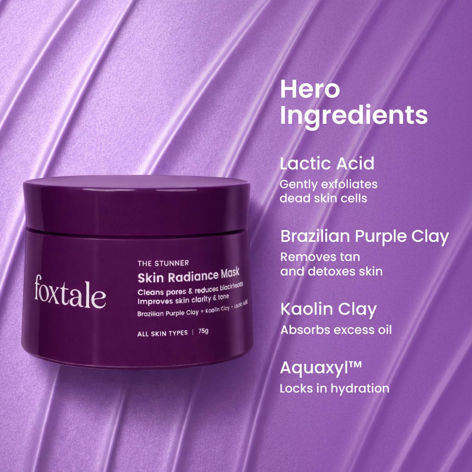 Foxtale De-Tan Face Mask for Instant Tan Removal - Image 3