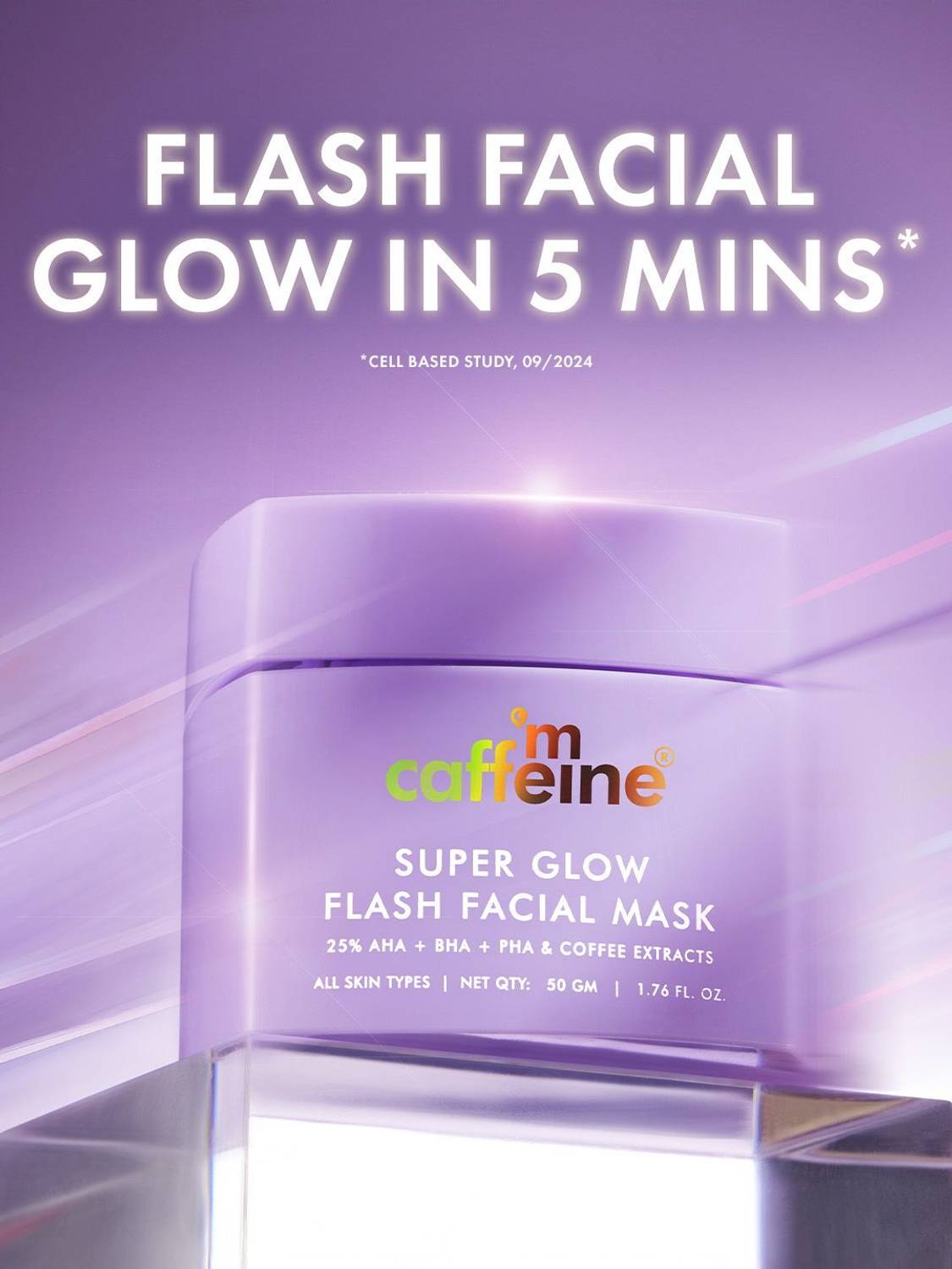 Super Glow Flash Facial 25% AHA+BHA+PHA Mask | Instant Brightening in 5 Mins - Image 4