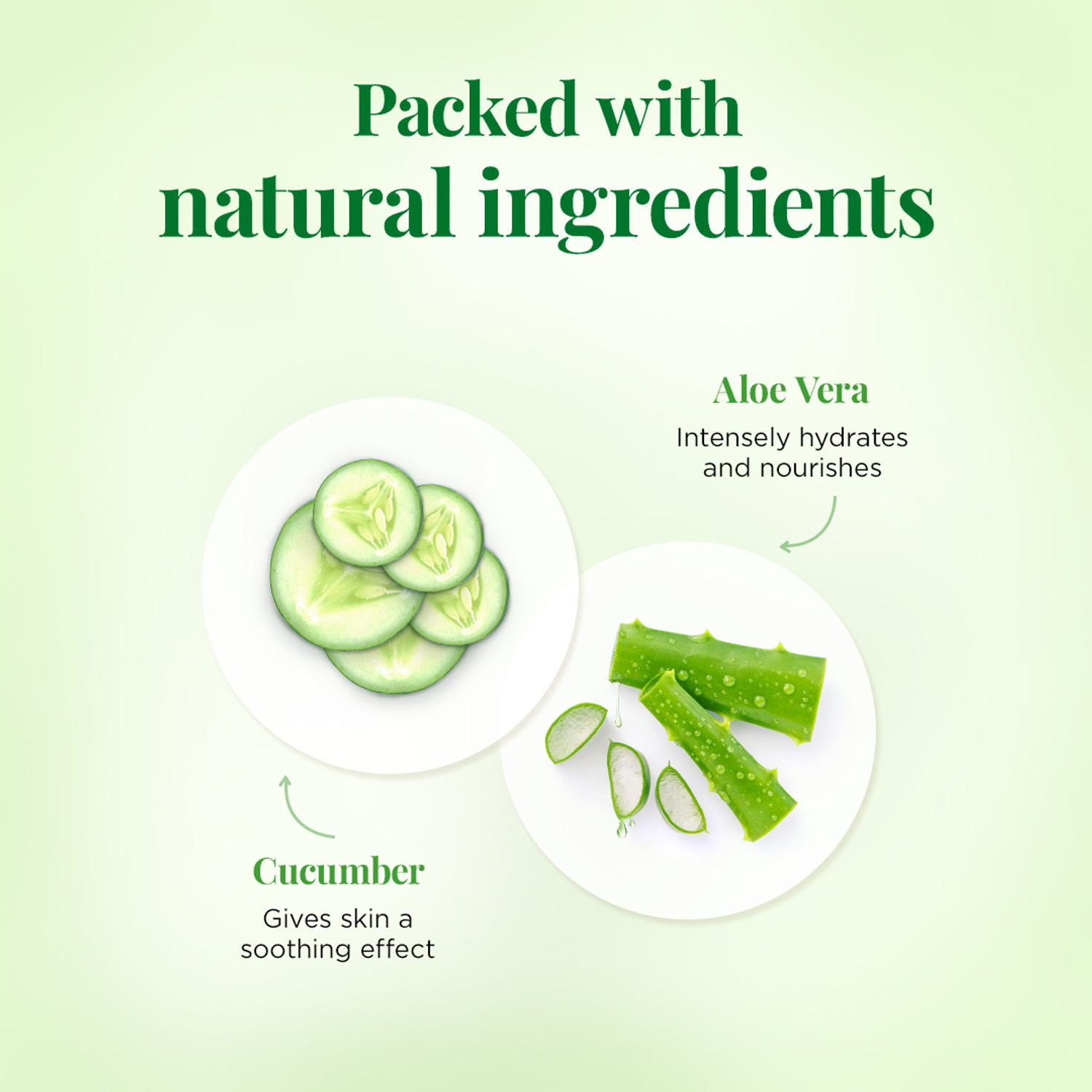 Image of Everyuth Naturals Rejuvenating Cucumber and Aloe VeraSheet Mask.