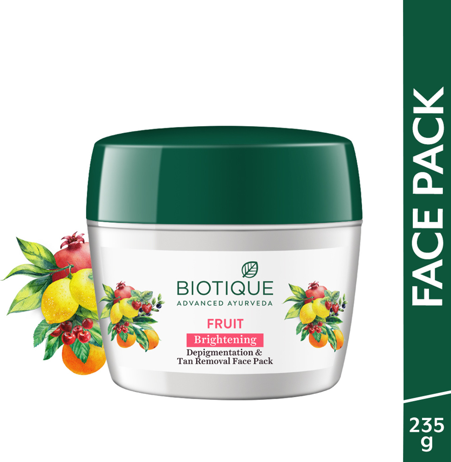 Image of BIOTIQUE FRUIT Brightening Depigmentation & Tan Removal Face Pack