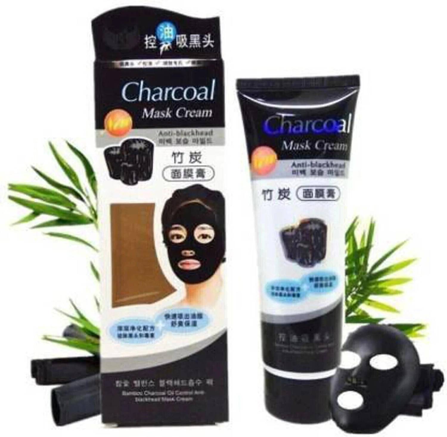 CHARCOAL PEEL OFF MASK CHARCOAL Face Skin Care Black Bamboo Mask Blackhead (130 g)