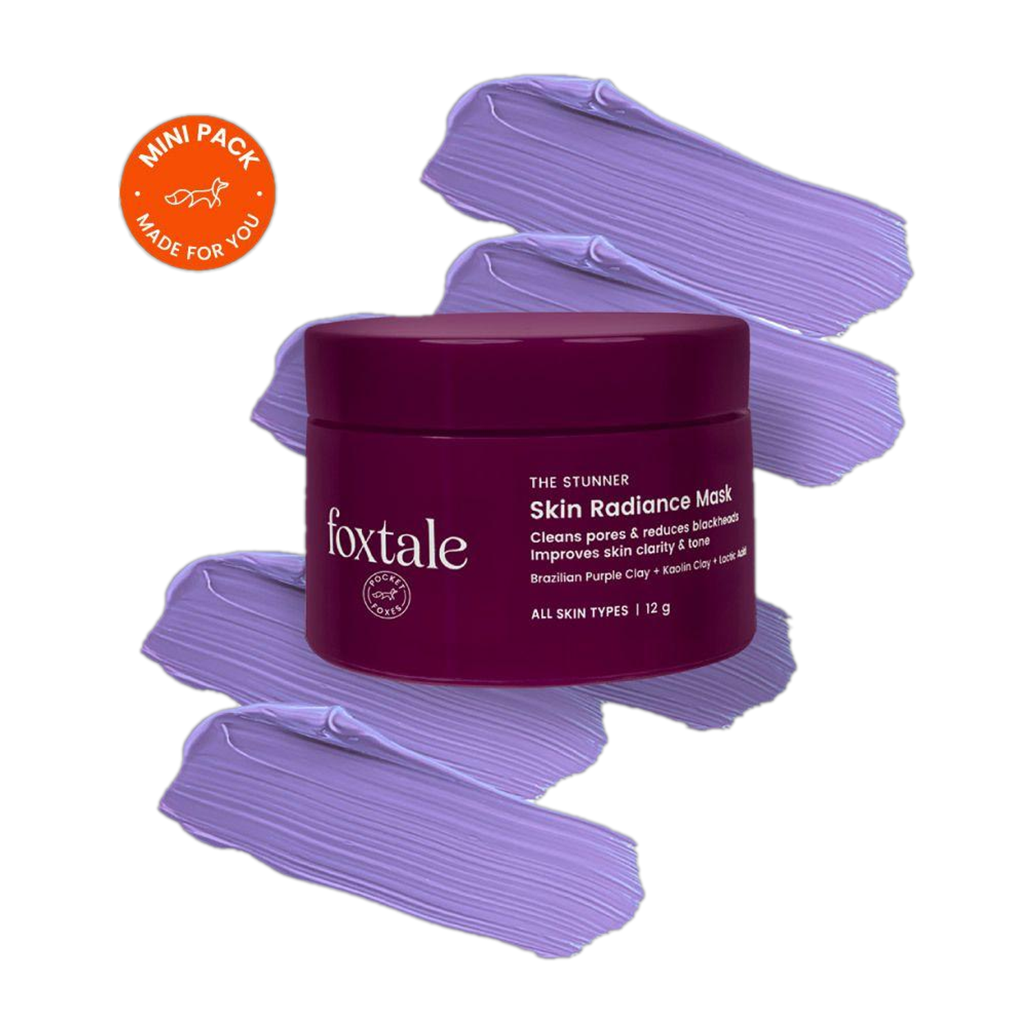 Foxtale De-Tan Face Mask for Instant Tan Removal