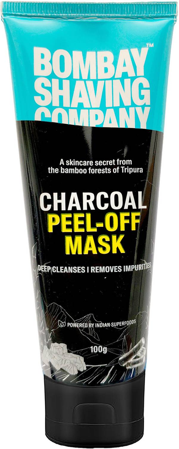BOMBAY SHAVING COMPANY Charcoal Peel off Mask | Face Pack for DeTan & Blackhead Removal