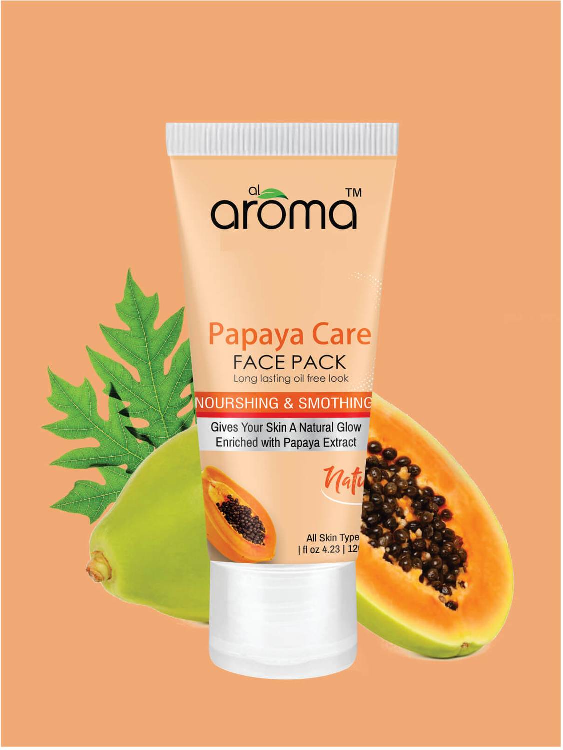 alaroma Papaya Care Face Pack - Anti Blemish & Pigmentation