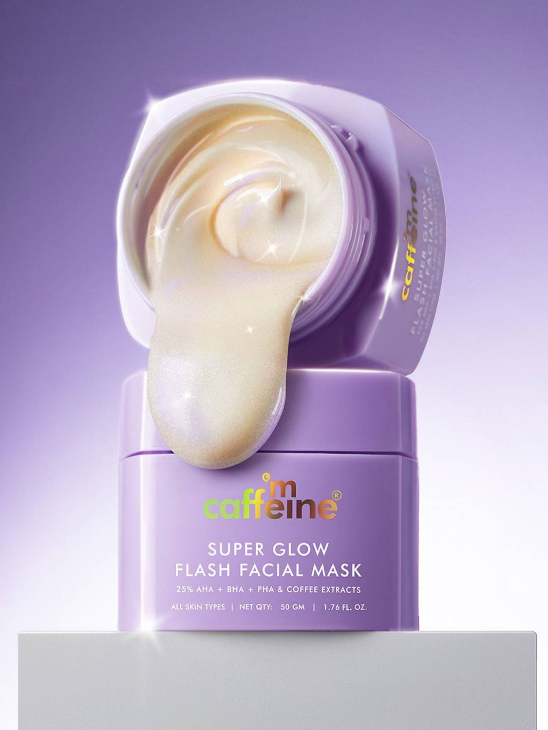 Super Glow Flash Facial 25% AHA+BHA+PHA Mask | Instant Brightening in 5 Mins - Image 1