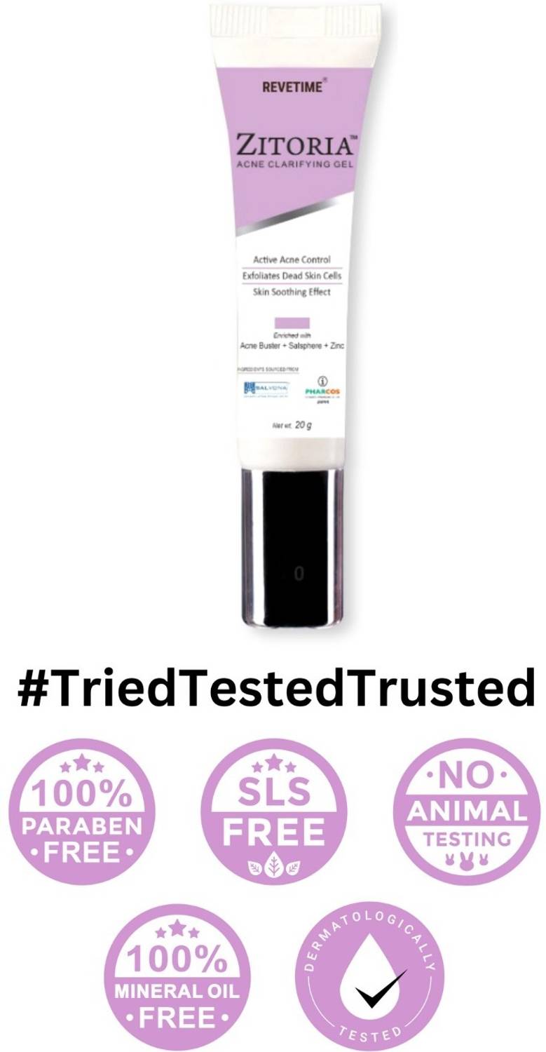 らきびび　ESRENSCE DERMAIN SHOT CxAZ200 REVETIME Zitoria Acne Clarifying Gel Anti-Pimple with Zinc Acne